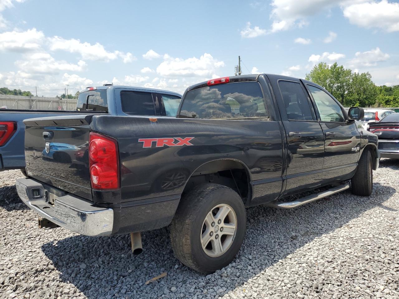 2008 Dodge Ram 1500 St Черный vin: 1D7HA18N48S604095