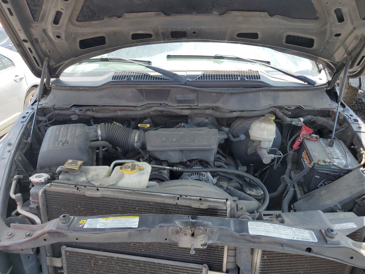 2008 Dodge Ram 1500 St Черный vin: 1D7HA18N48S604095