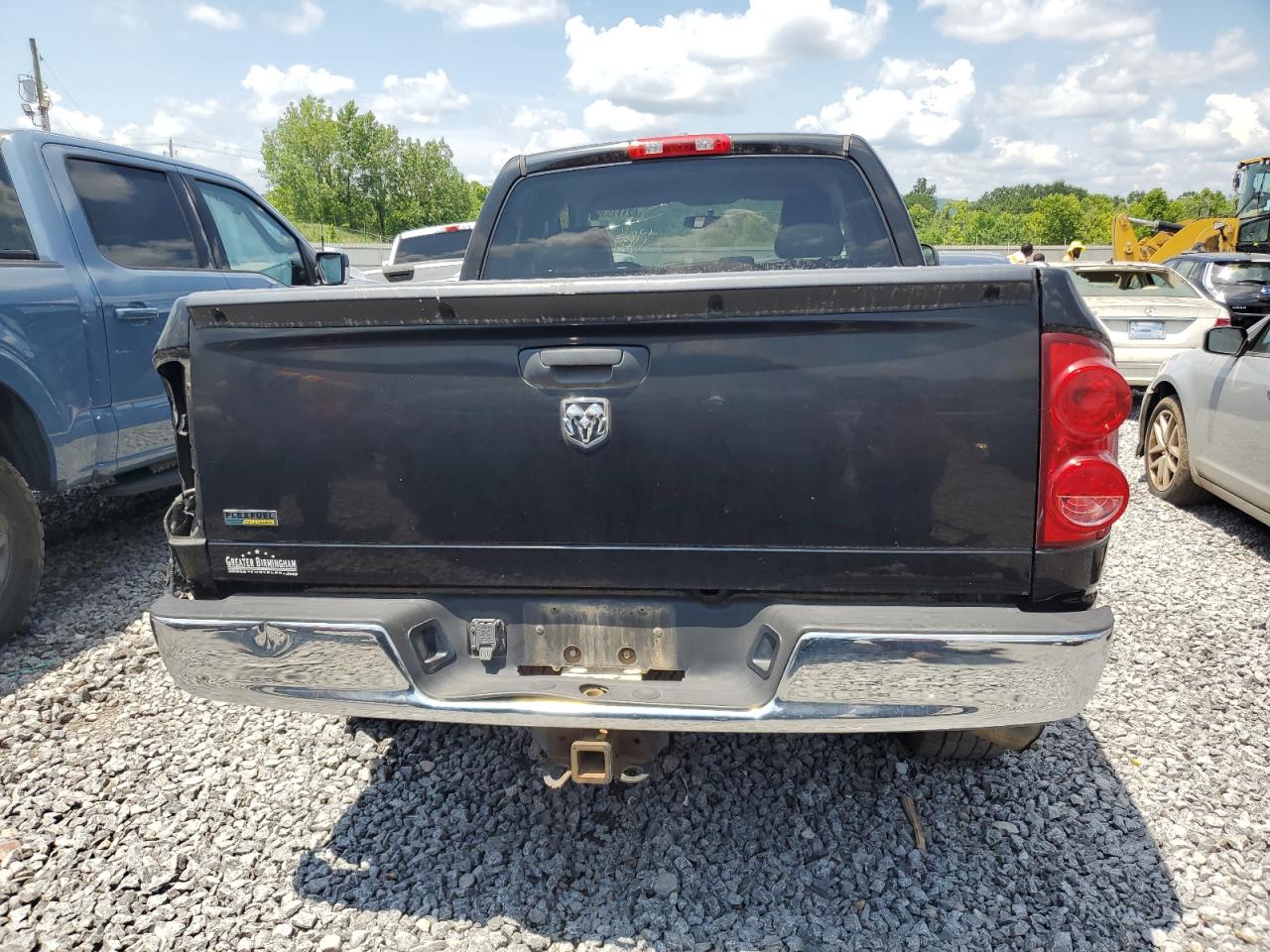 2008 Dodge Ram 1500 St Черный vin: 1D7HA18N48S604095