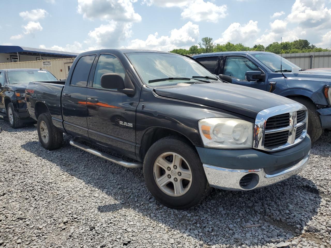 2008 Dodge Ram 1500 St Черный vin: 1D7HA18N48S604095
