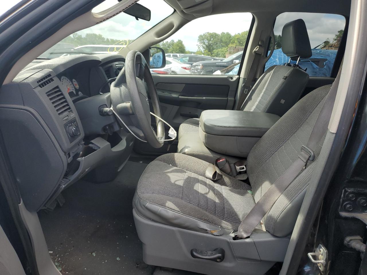 2008 Dodge Ram 1500 St Черный vin: 1D7HA18N48S604095