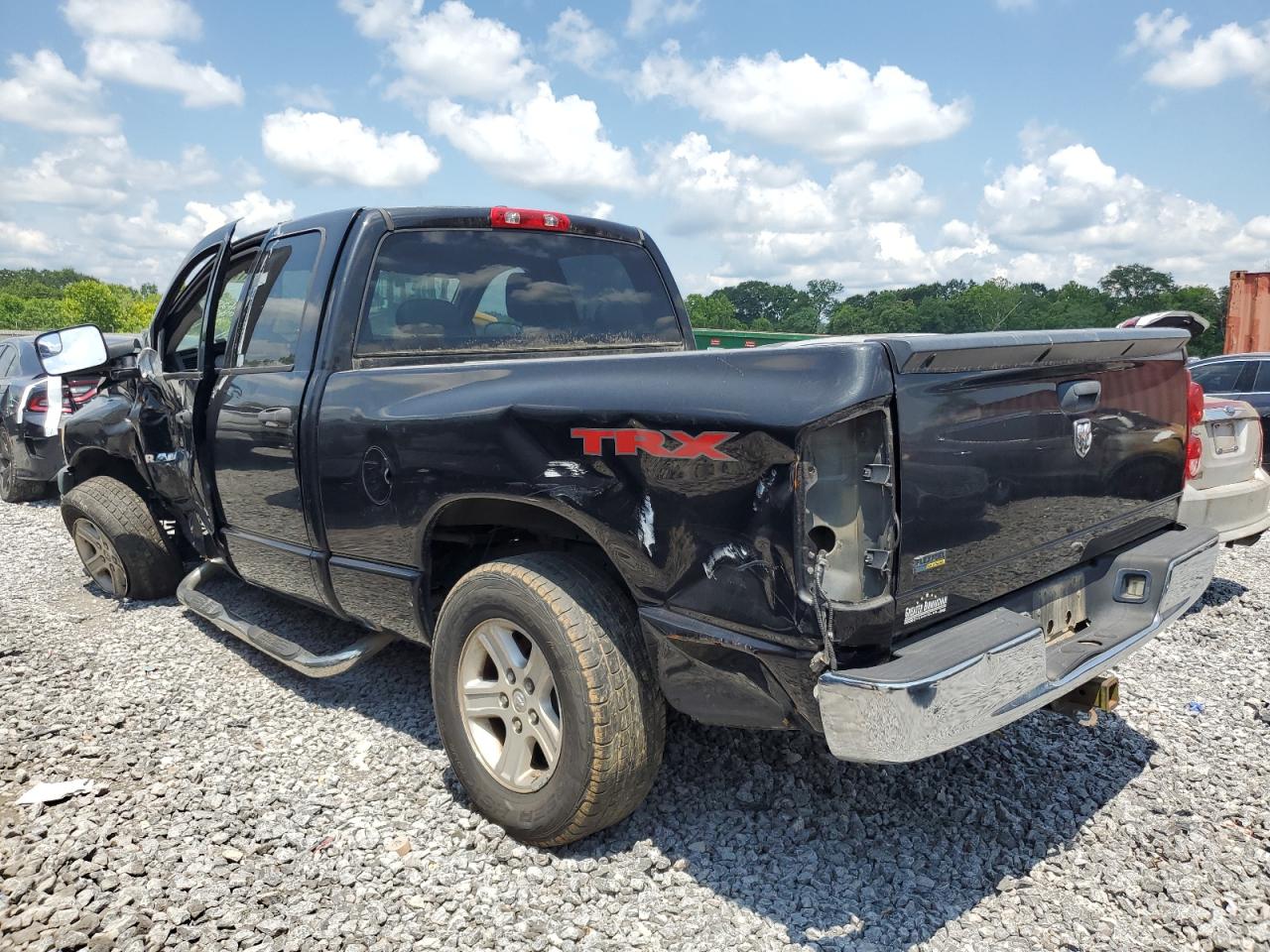 2008 Dodge Ram 1500 St Черный vin: 1D7HA18N48S604095
