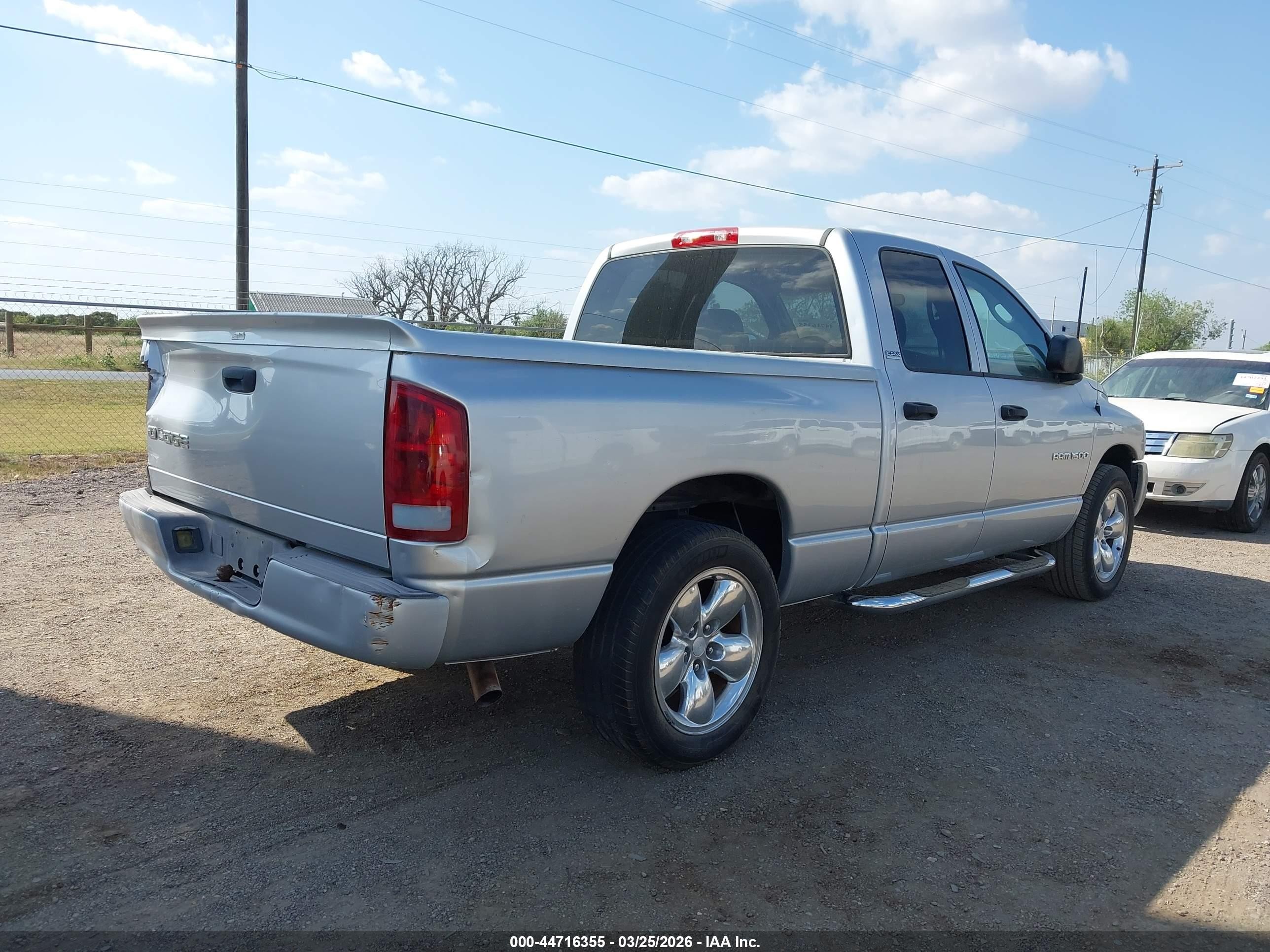 2002 Dodge Ram 1500 St Silver vin: 1D7HA18N52J192895
