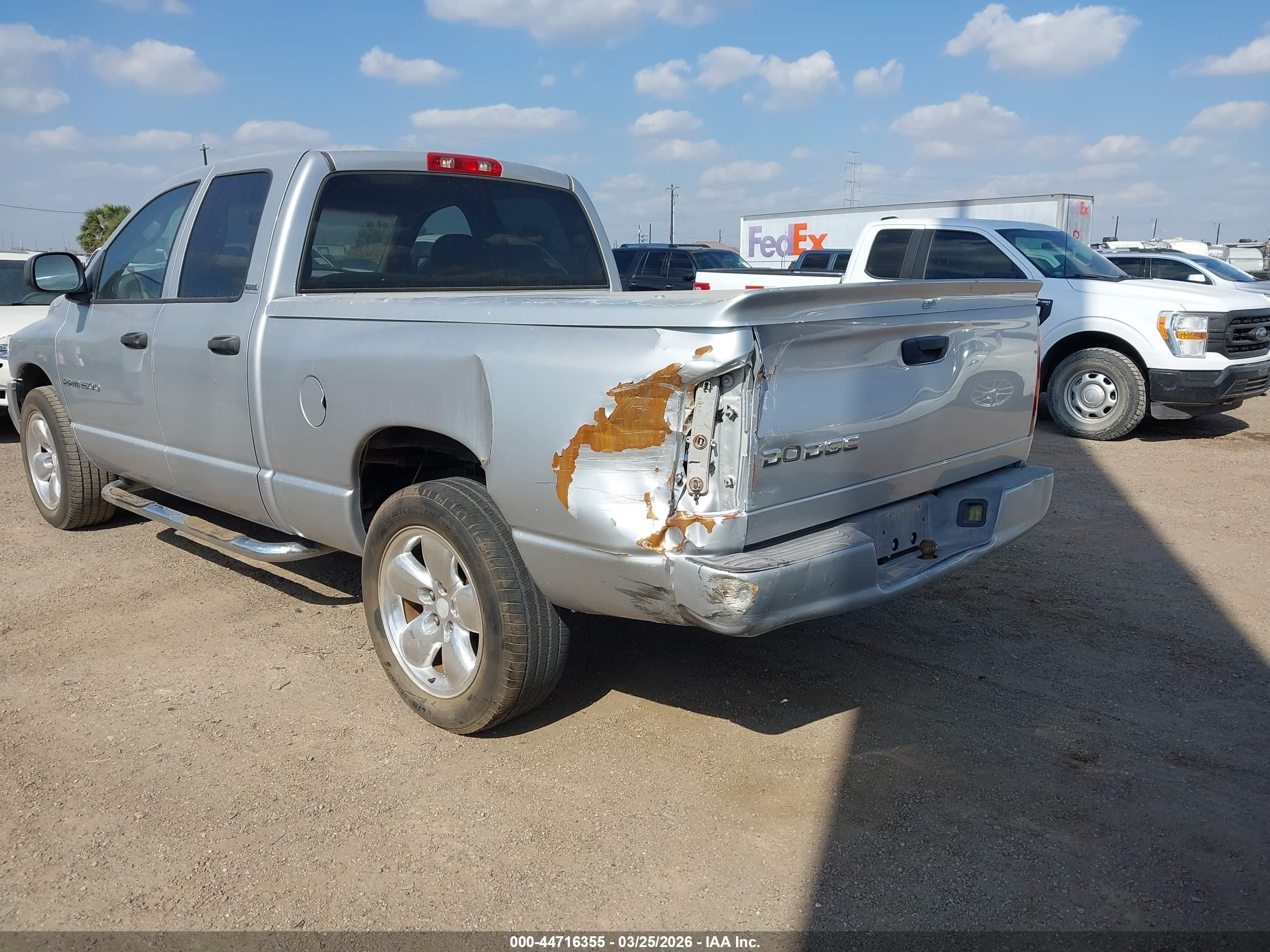 2002 Dodge Ram 1500 St Silver vin: 1D7HA18N52J192895
