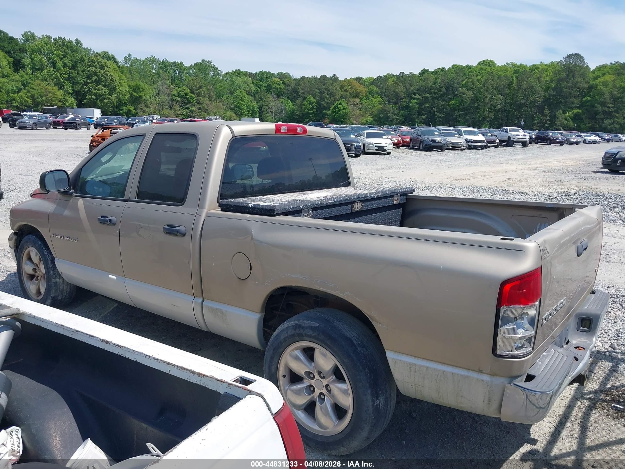 2003 Dodge Ram 1500 Slt/laramie/st Beige vin: 1D7HA18N53S165062