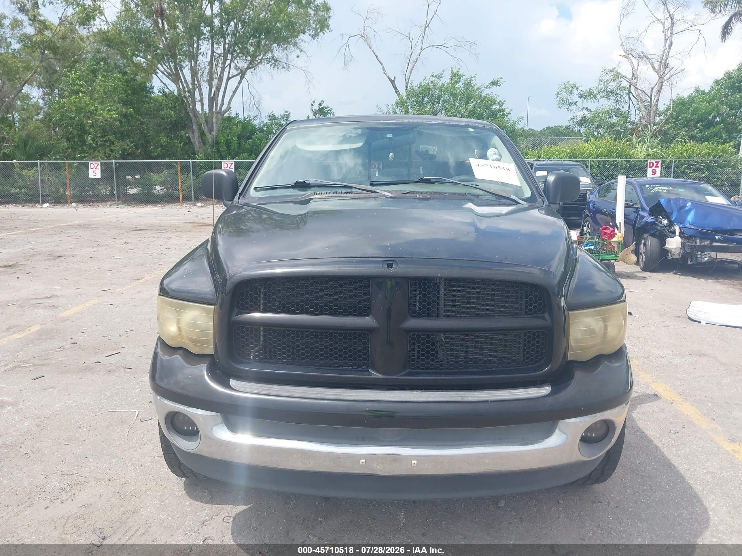 2003 Dodge Ram 1500 Slt/laramie/st Black vin: 1D7HA18N53S286321