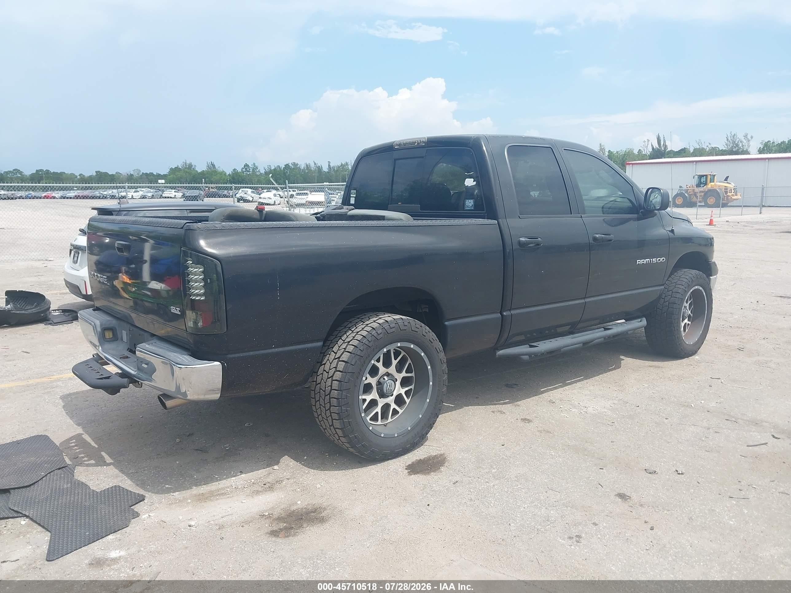 2003 Dodge Ram 1500 Slt/laramie/st Black vin: 1D7HA18N53S286321