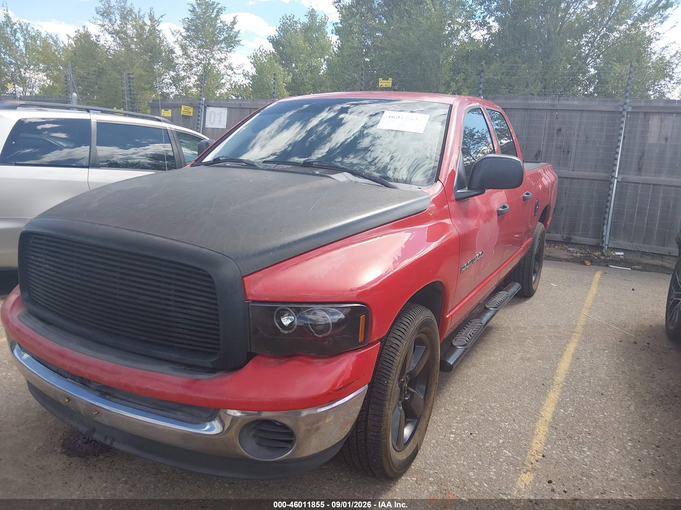 2004 Dodge Ram 1500 Slt/laramie Red vin: 1D7HA18N54J294538