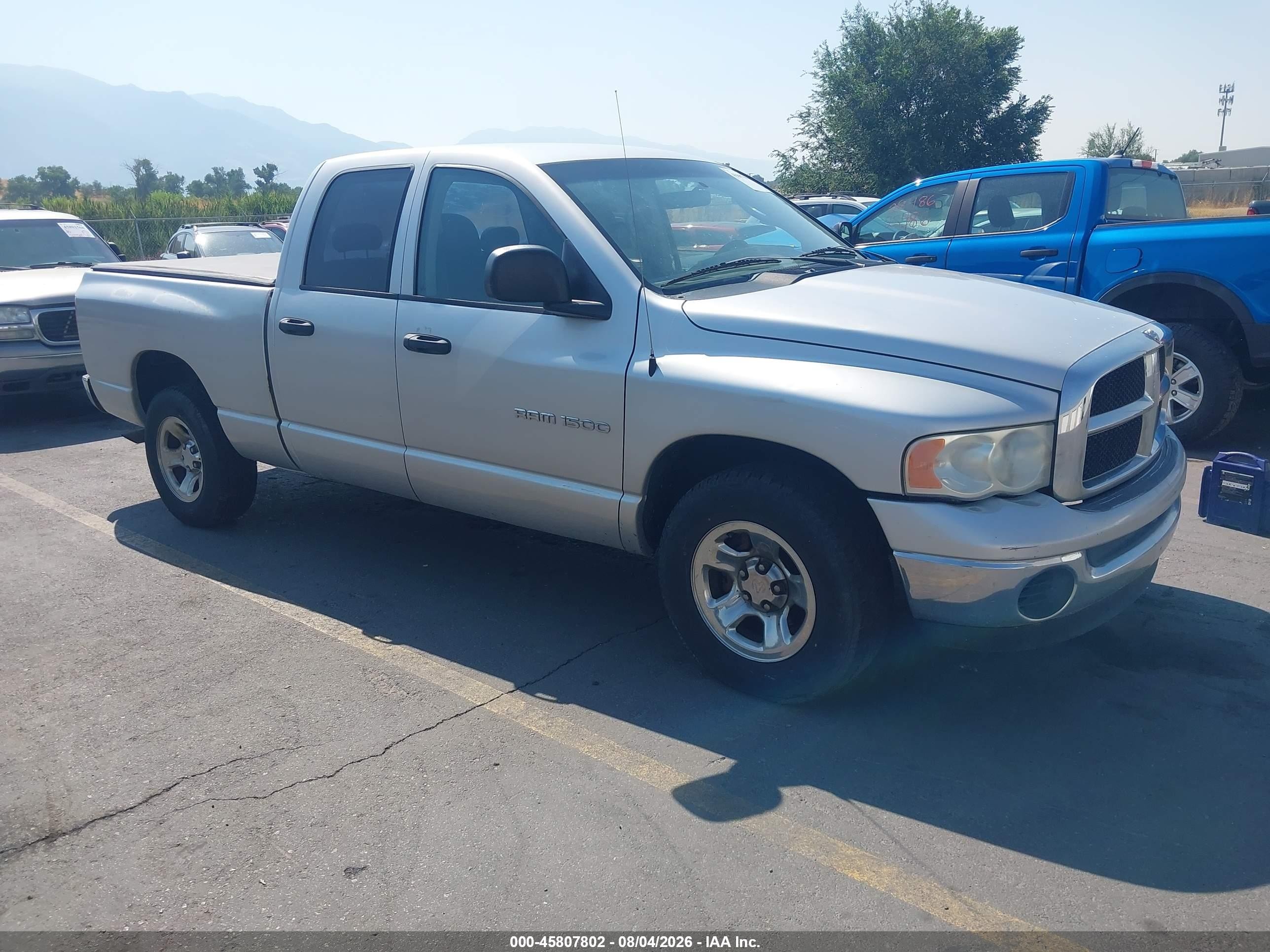 2005 Dodge Ram 1500 Slt/laramie Silver vin: 1D7HA18N55J546192