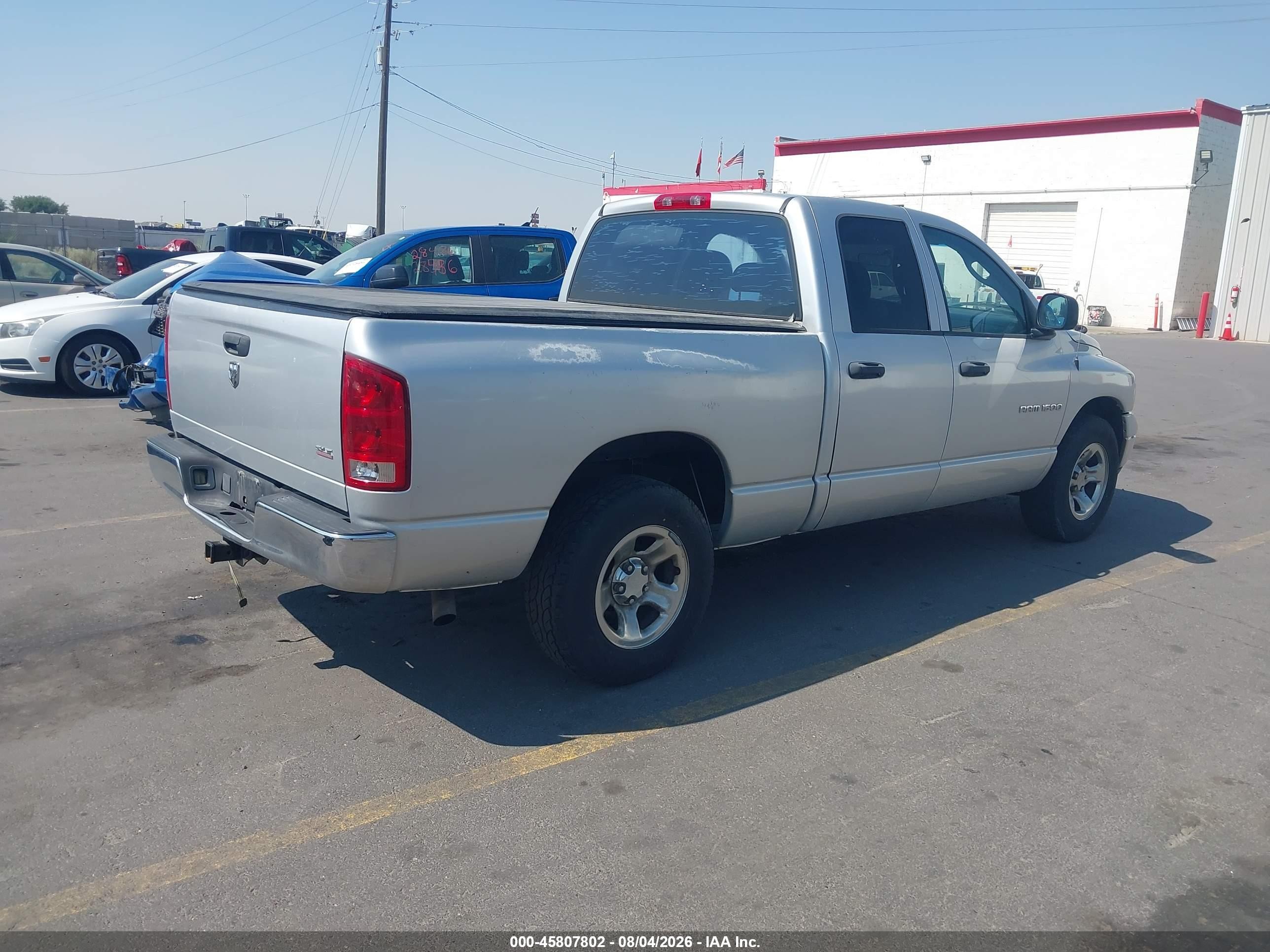 2005 Dodge Ram 1500 Slt/laramie Silver vin: 1D7HA18N55J546192