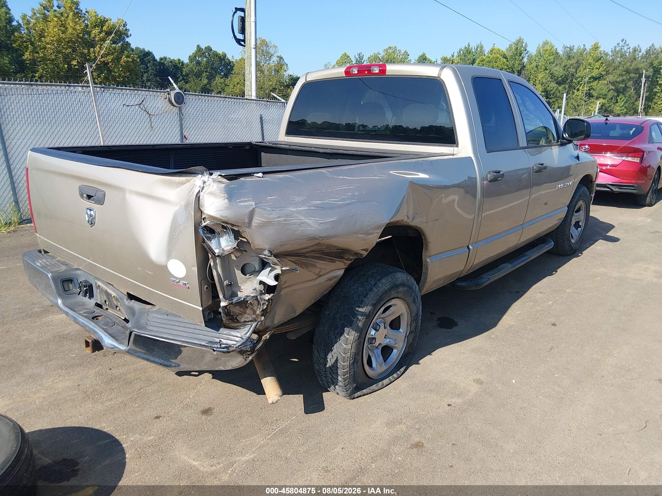 2005 Dodge Ram 1500 Slt/laramie Желто-коричневый vin: 1D7HA18N55J632330