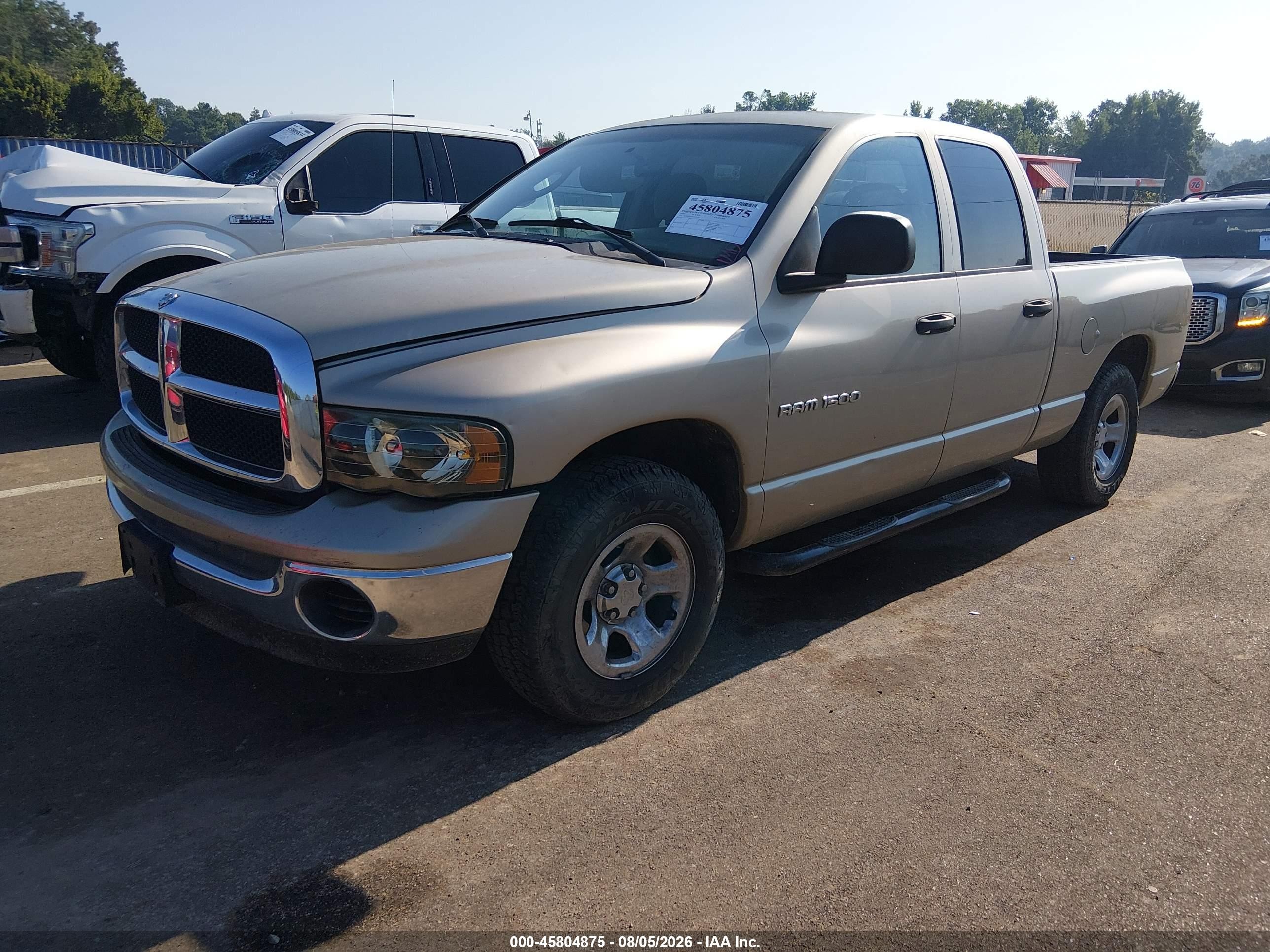 2005 Dodge Ram 1500 Slt/laramie Желто-коричневый vin: 1D7HA18N55J632330