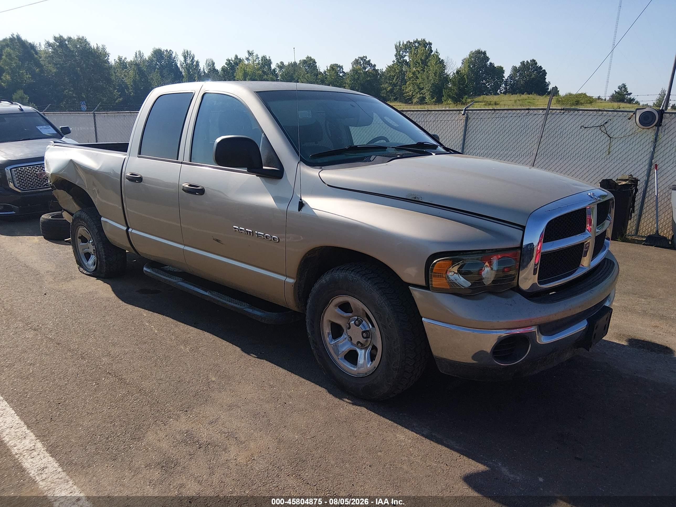 2005 Dodge Ram 1500 Slt/laramie Желто-коричневый vin: 1D7HA18N55J632330