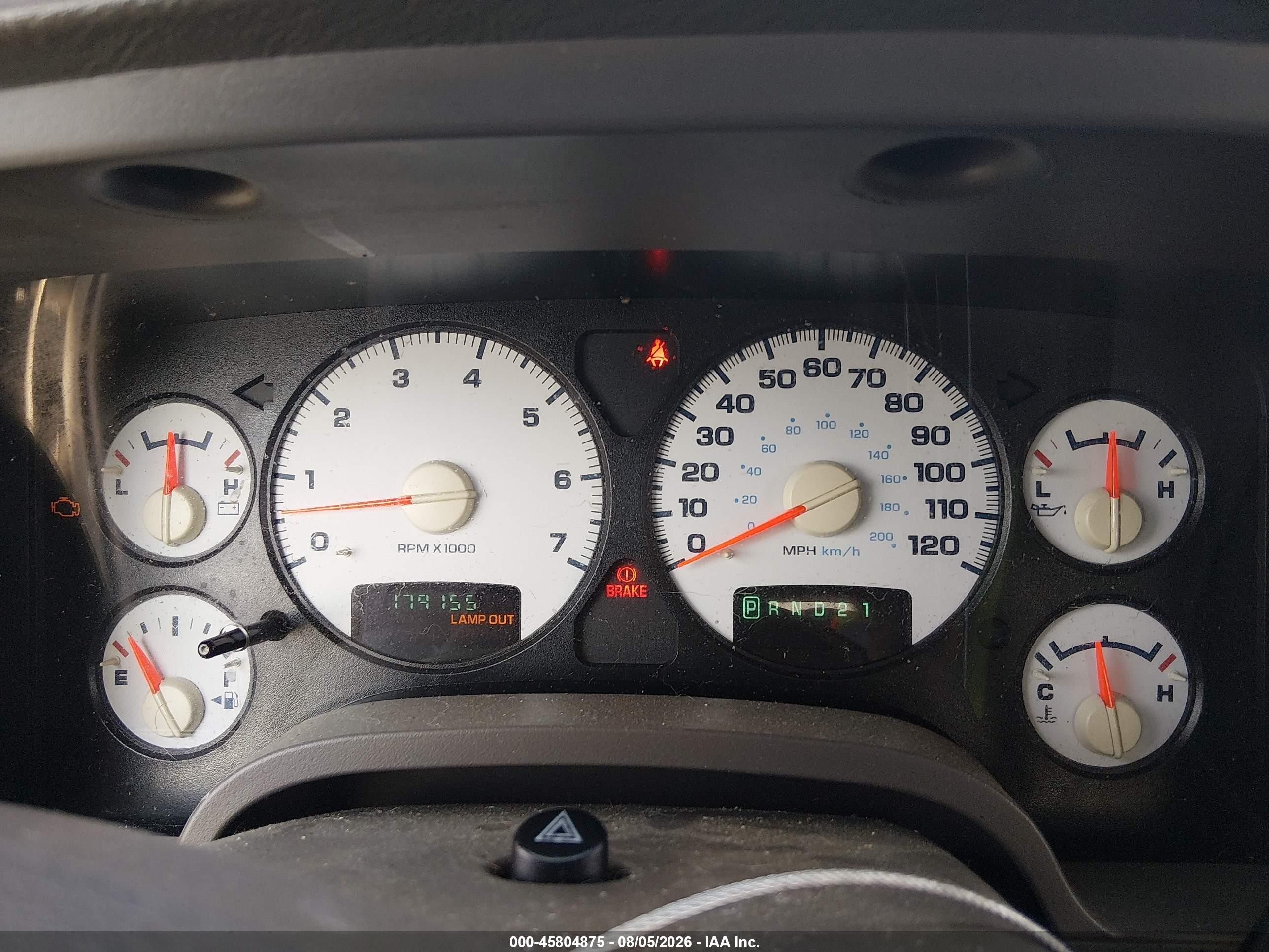 2005 Dodge Ram 1500 Slt/laramie Желто-коричневый vin: 1D7HA18N55J632330