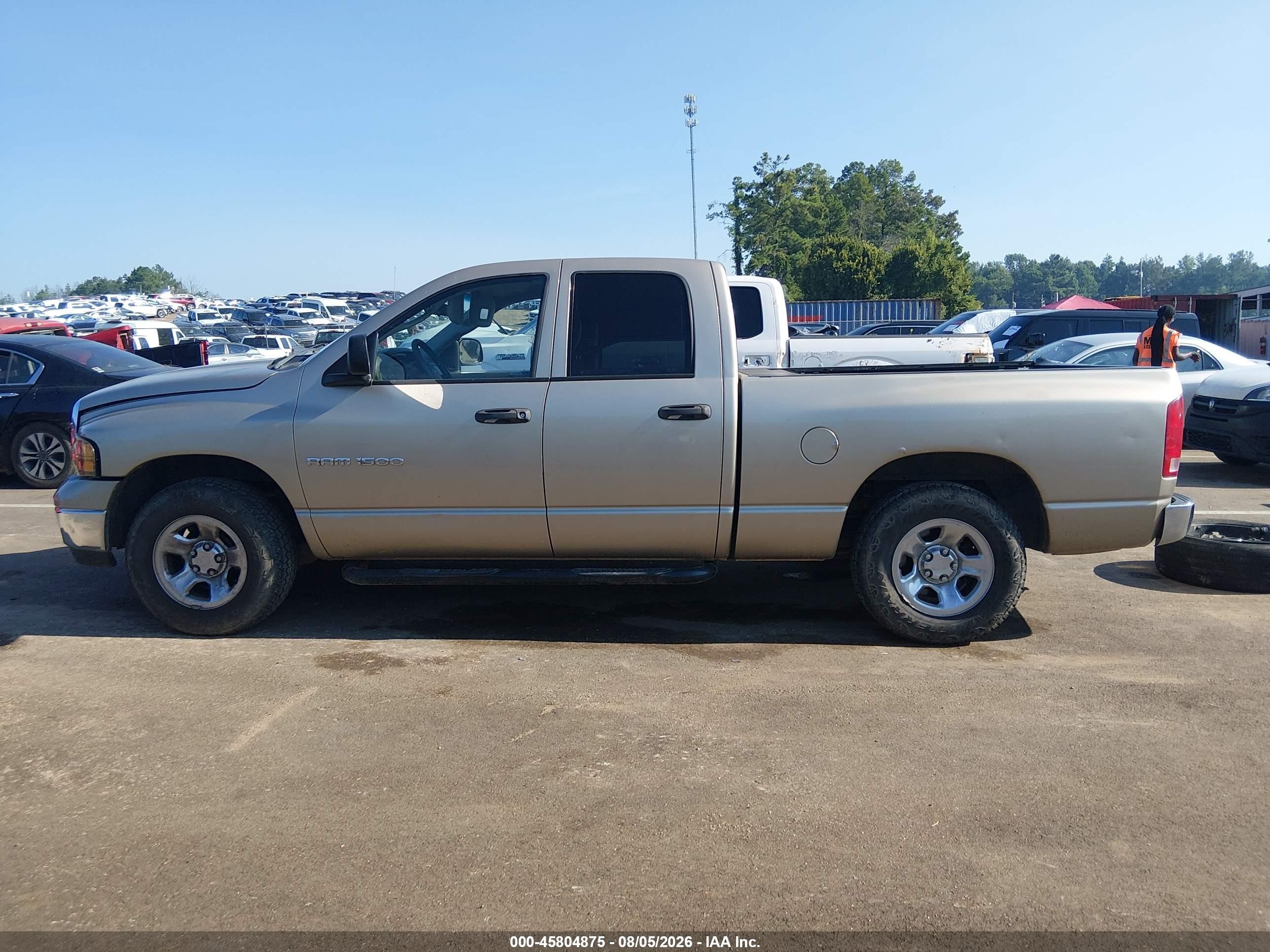 2005 Dodge Ram 1500 Slt/laramie Желто-коричневый vin: 1D7HA18N55J632330