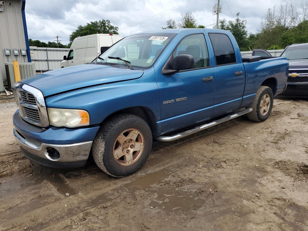2005 Dodge Ram 1500 St Blue vin: 1D7HA18N55J633848