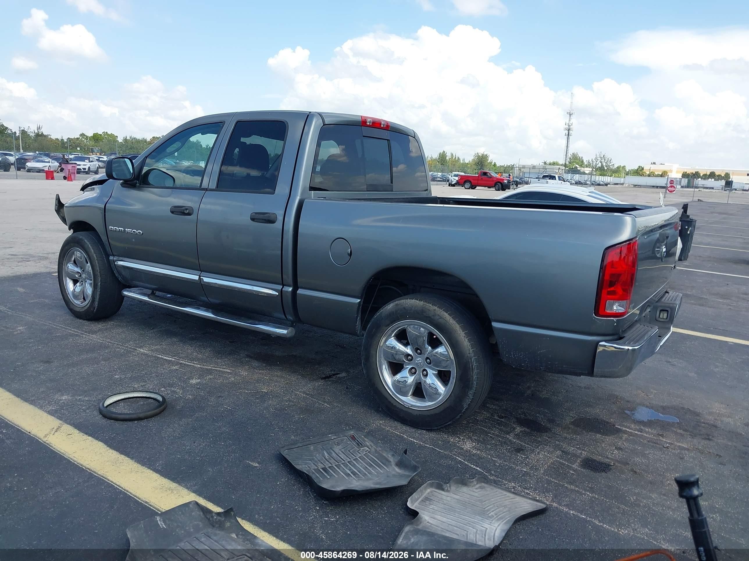 2005 Dodge Ram 1500 Slt/laramie Серый vin: 1D7HA18N55J634692