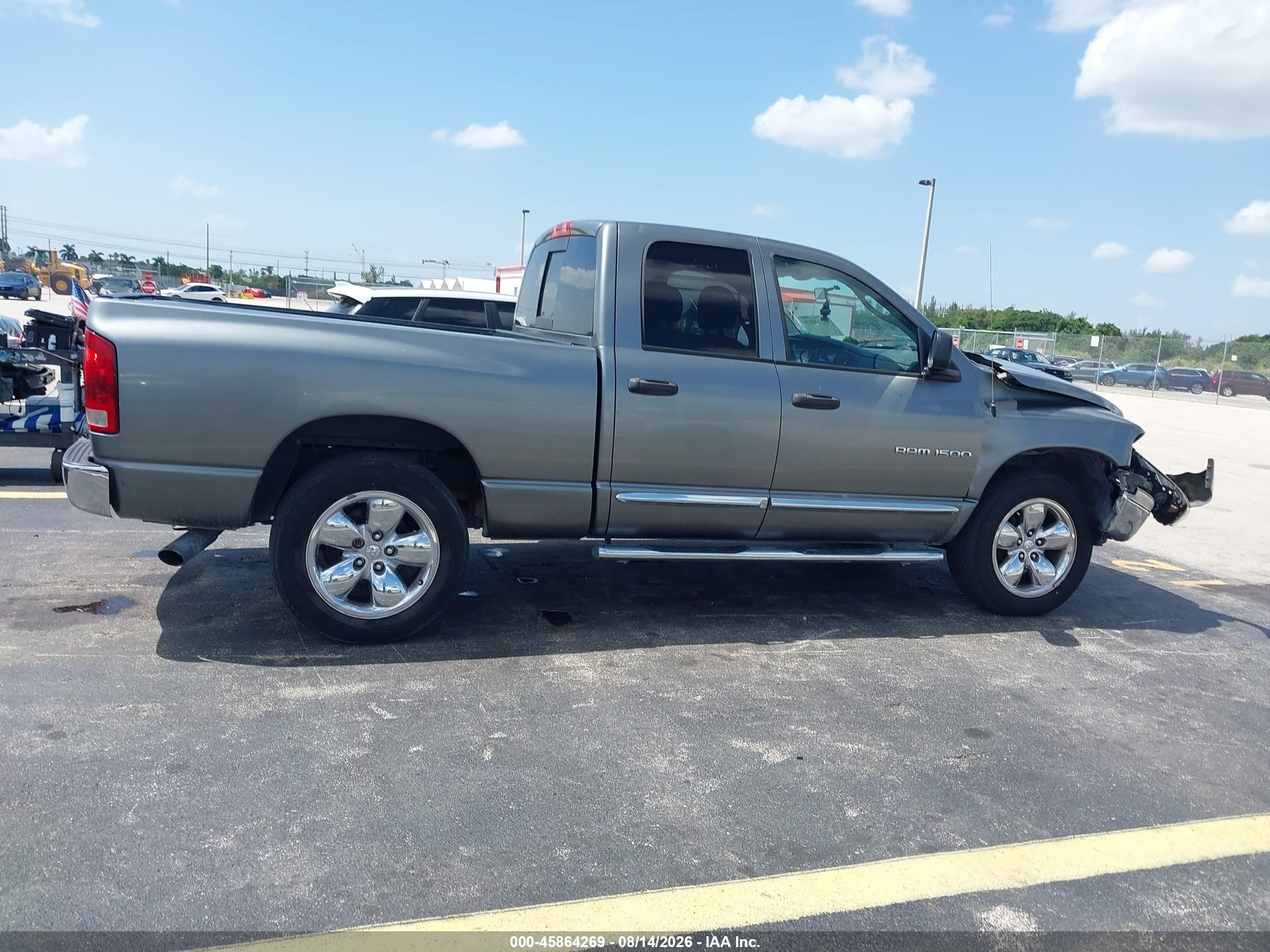 2005 Dodge Ram 1500 Slt/laramie Серый vin: 1D7HA18N55J634692
