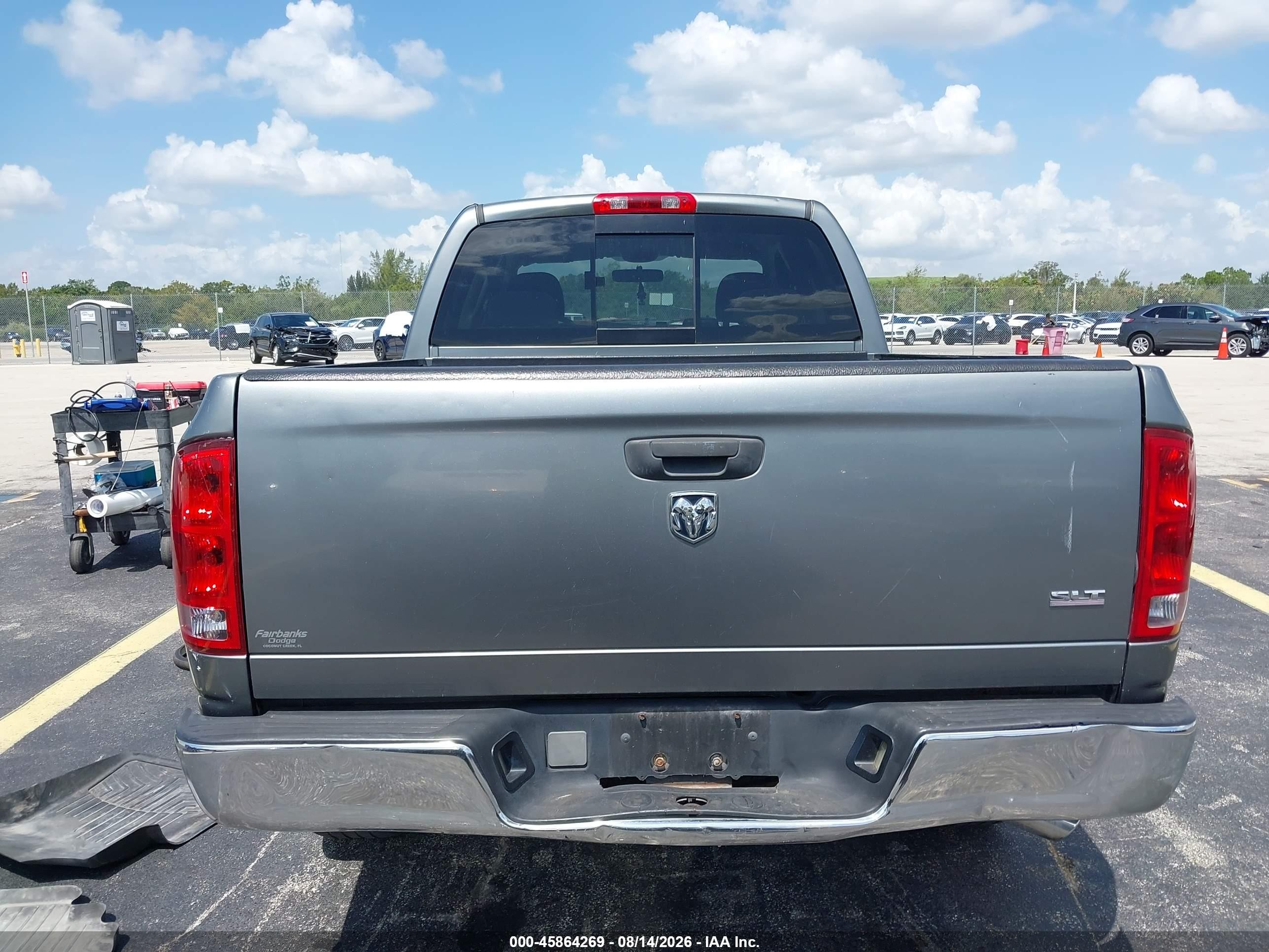 2005 Dodge Ram 1500 Slt/laramie Серый vin: 1D7HA18N55J634692