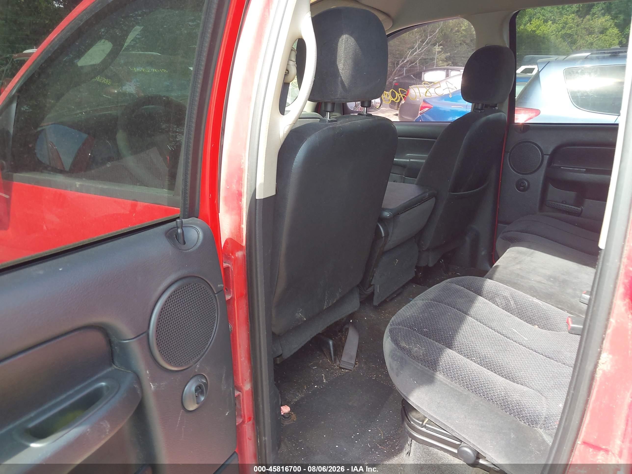 2005 Dodge Ram 1500 Slt/laramie Red vin: 1D7HA18N55S241737