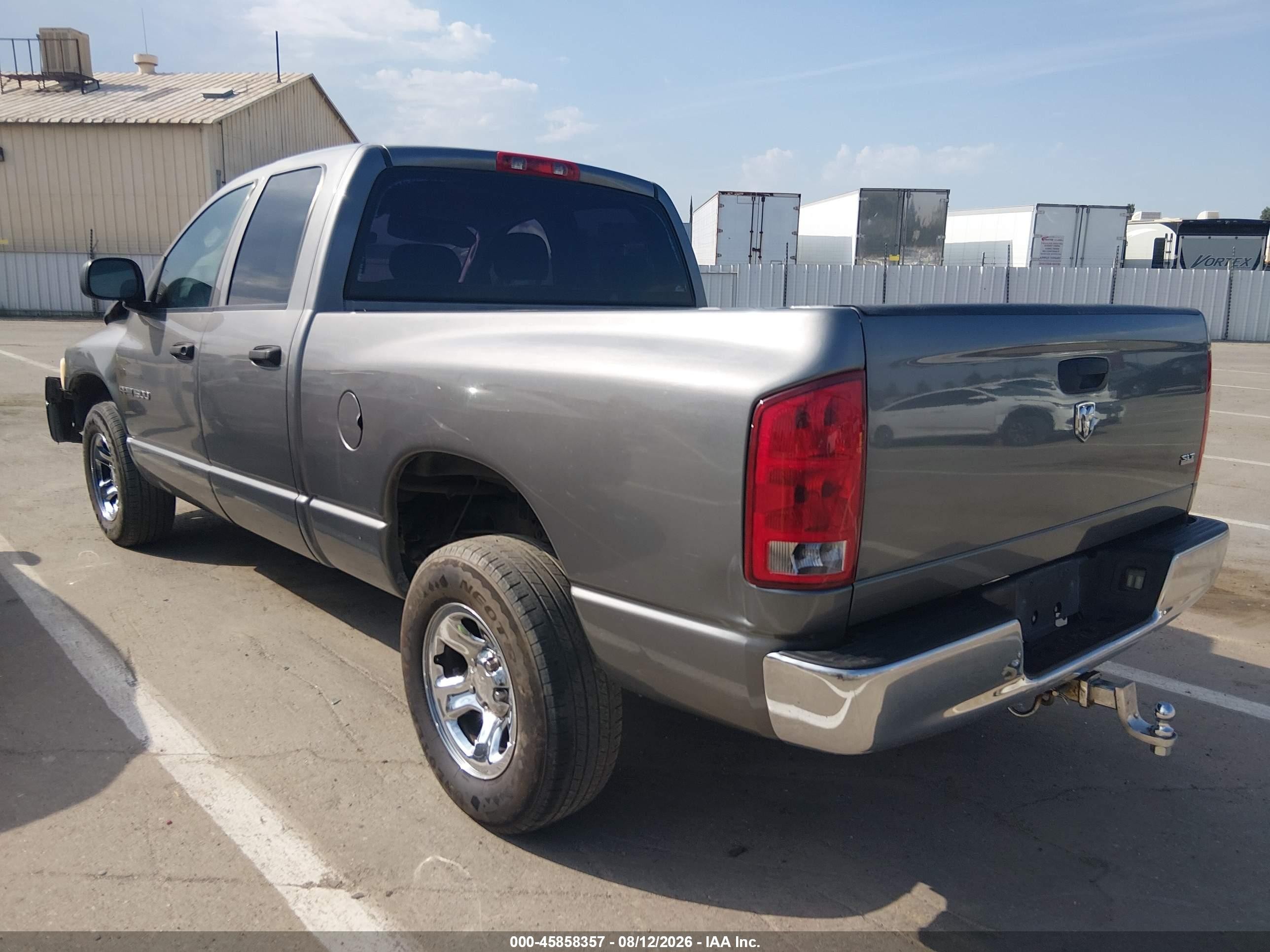 2005 Dodge Ram 1500 Slt/laramie Gray vin: 1D7HA18N55S306649