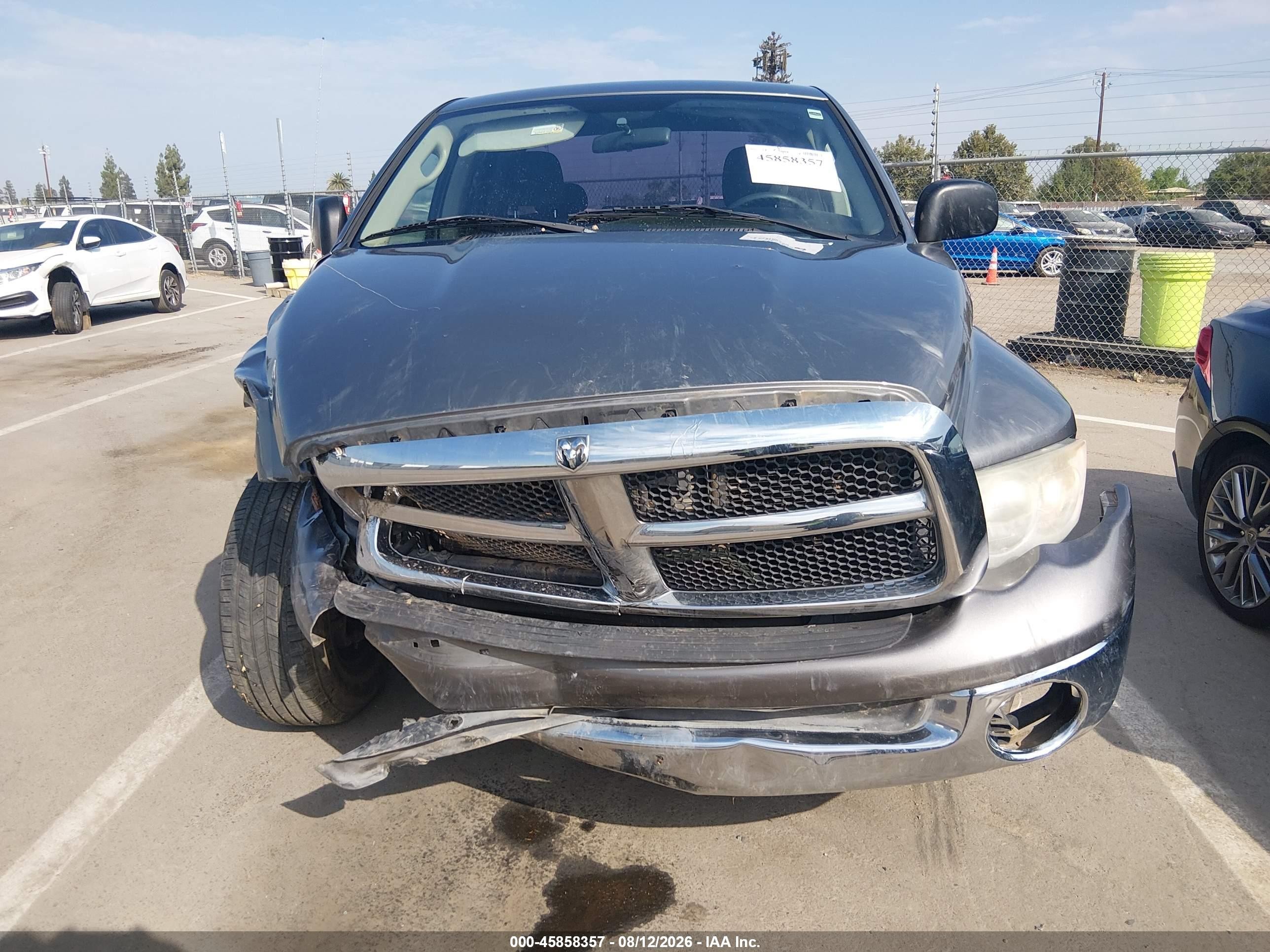 2005 Dodge Ram 1500 Slt/laramie Gray vin: 1D7HA18N55S306649