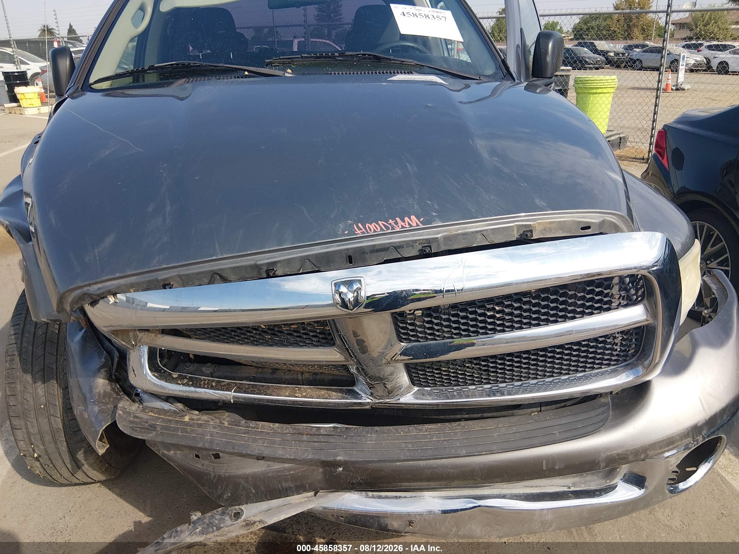 2005 Dodge Ram 1500 Slt/laramie Gray vin: 1D7HA18N55S306649