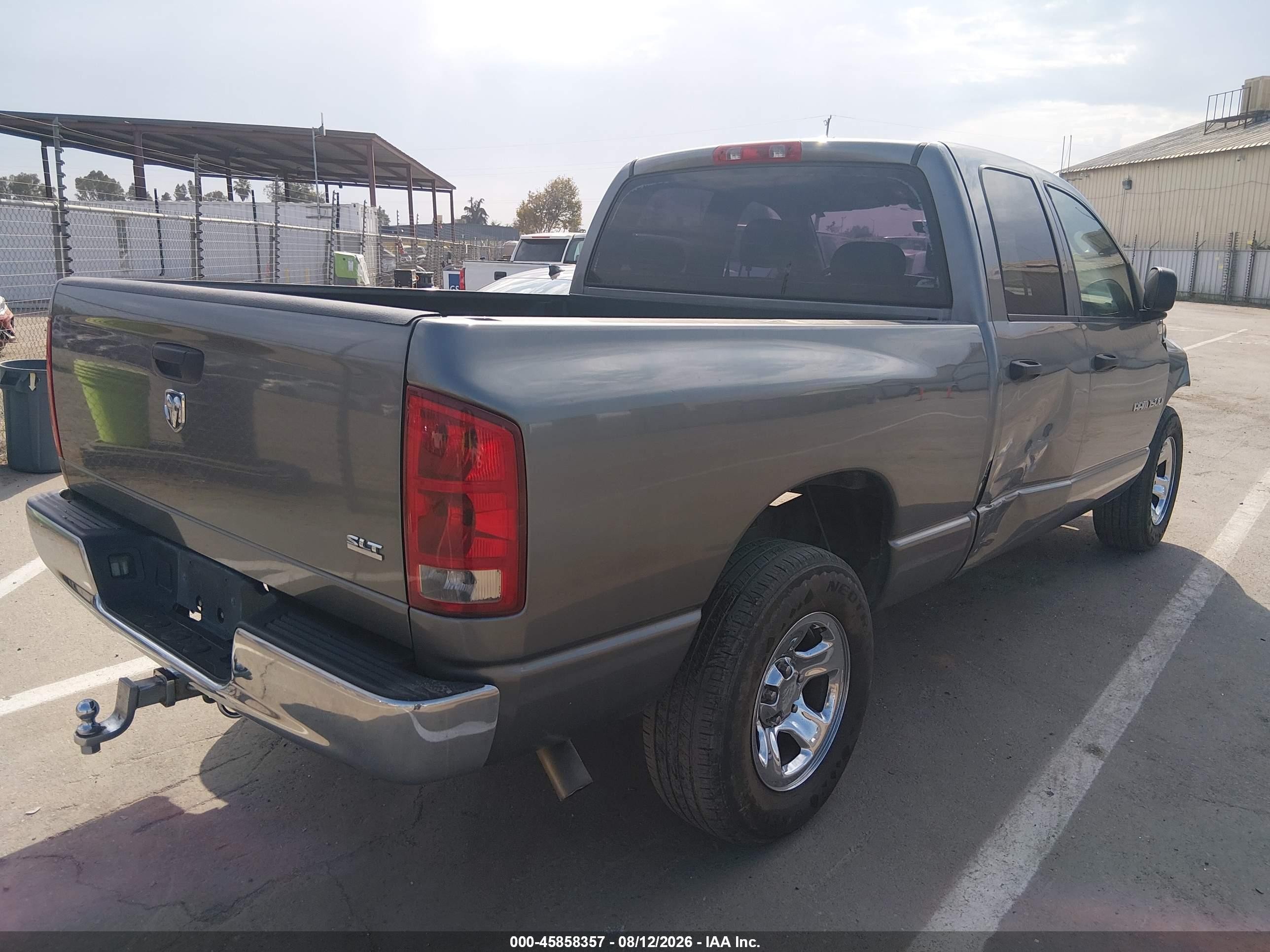 2005 Dodge Ram 1500 Slt/laramie Gray vin: 1D7HA18N55S306649