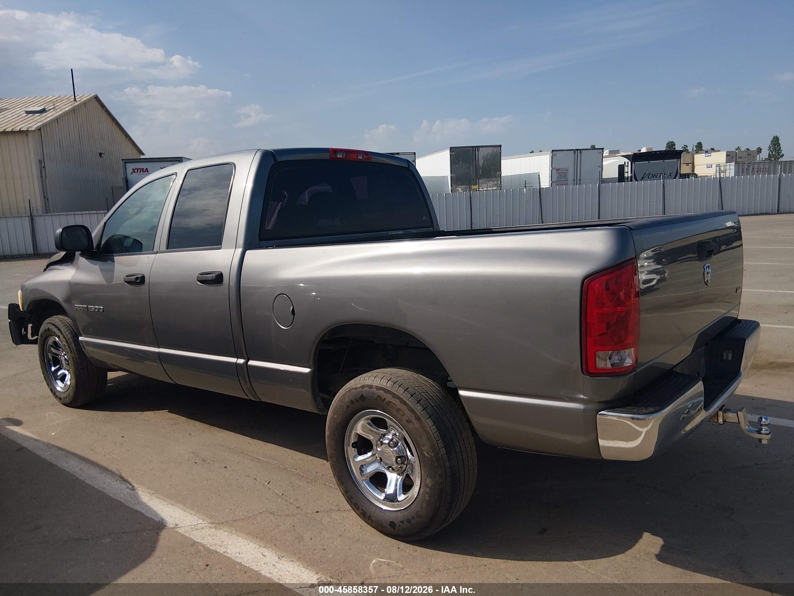 2005 Dodge Ram 1500 Slt/laramie Gray vin: 1D7HA18N55S306649