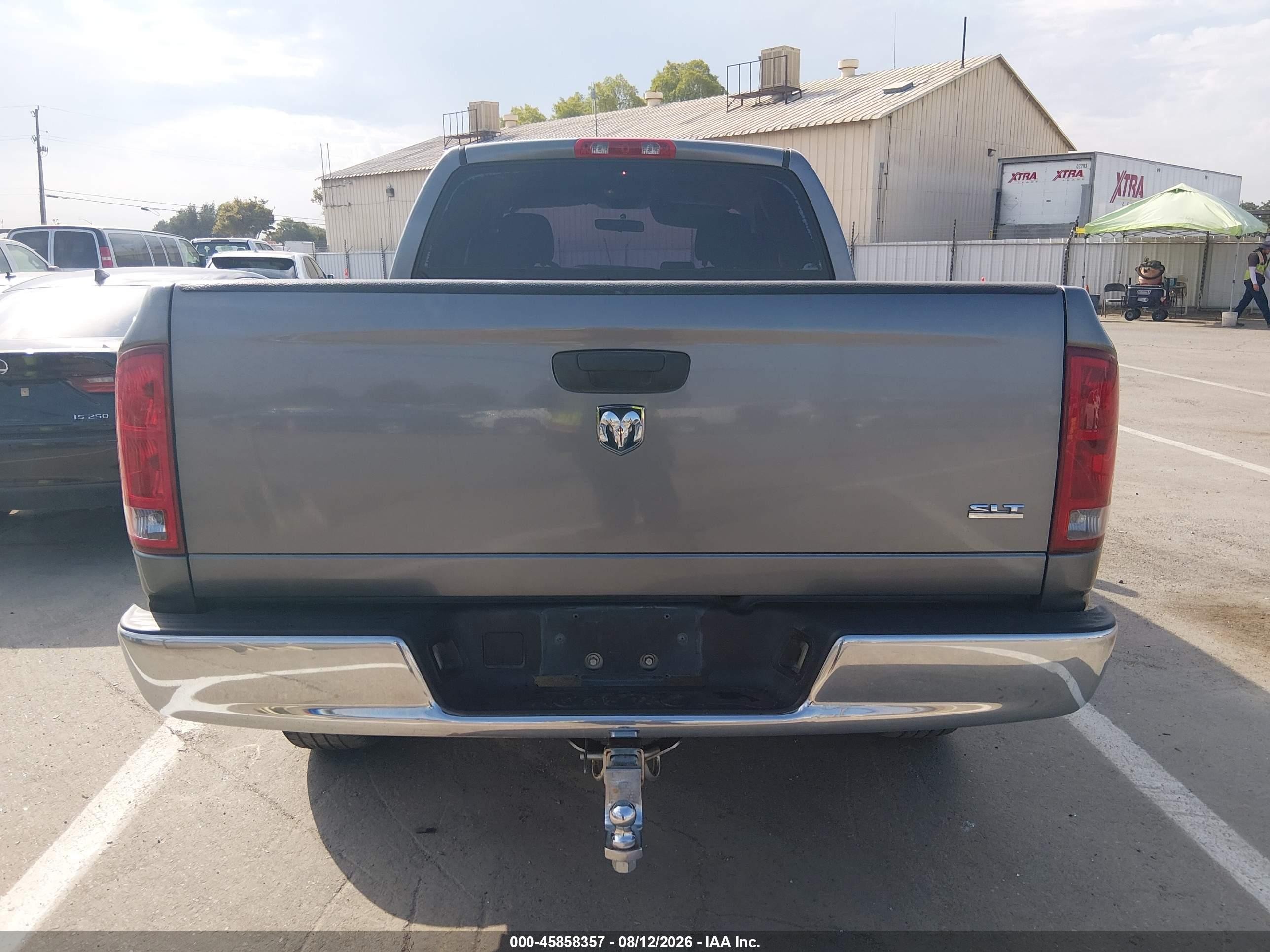 2005 Dodge Ram 1500 Slt/laramie Gray vin: 1D7HA18N55S306649