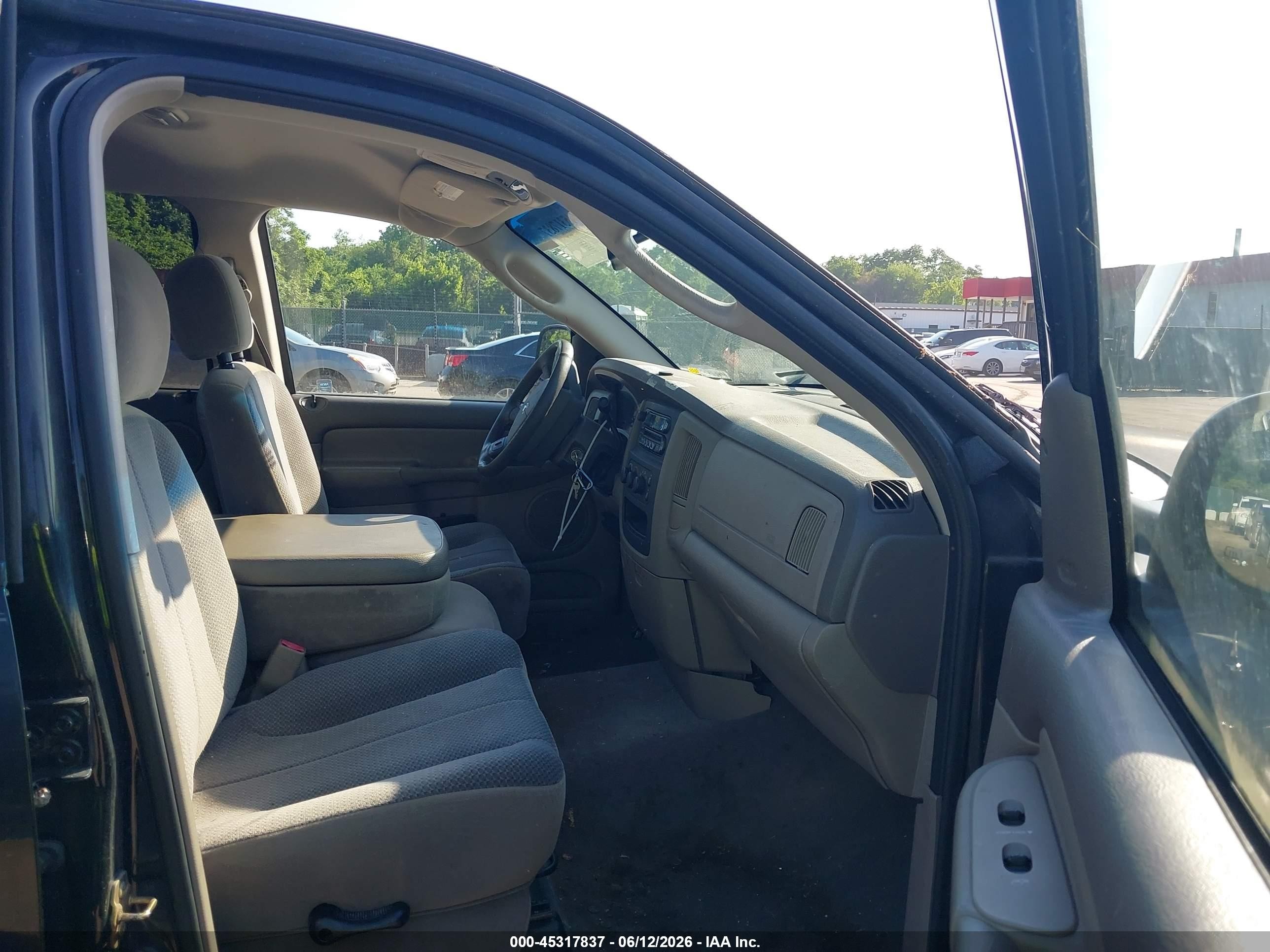 2005 Dodge Ram 1500 Slt/laramie Black vin: 1D7HA18N55S339814