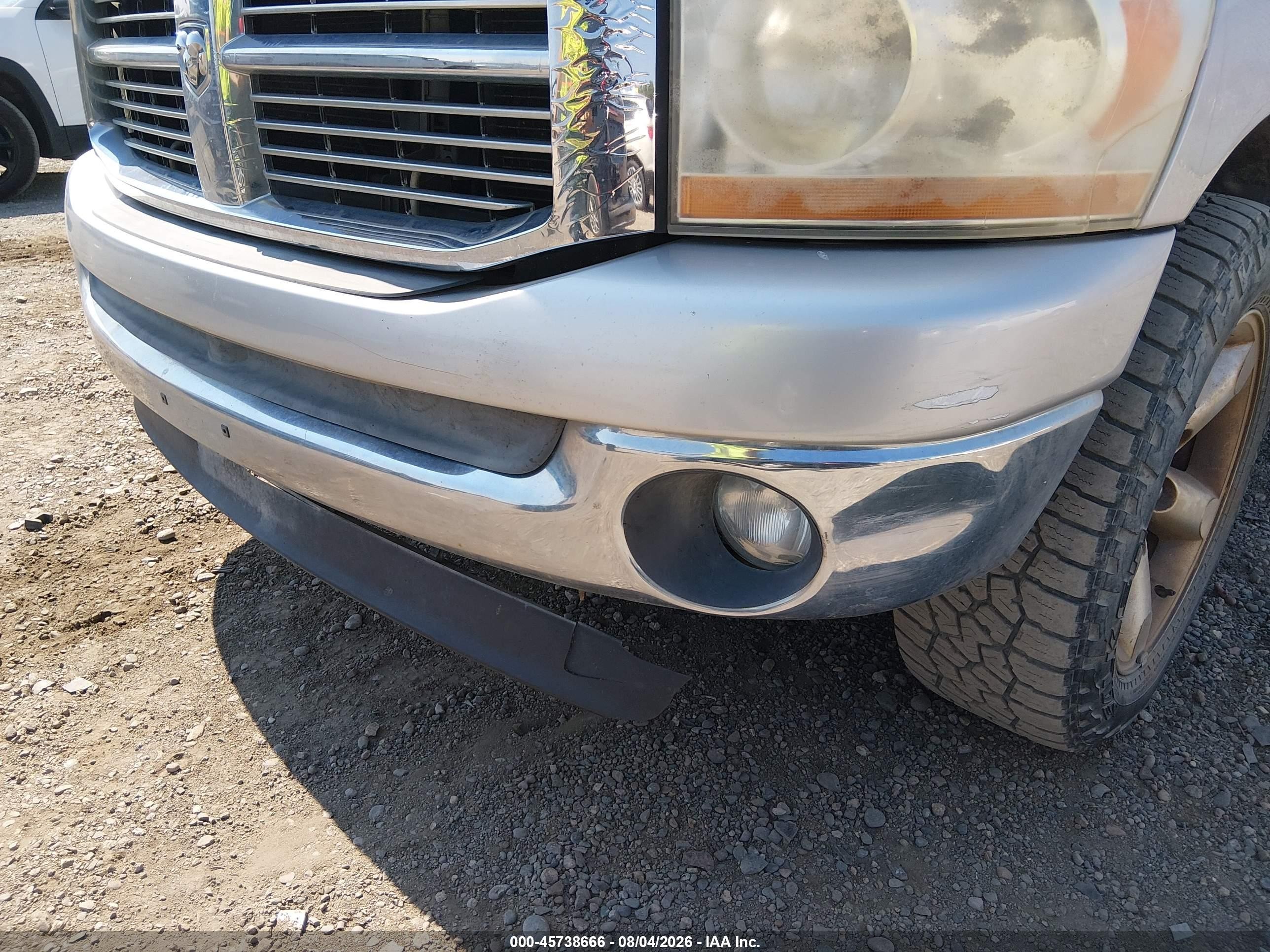 2006 Dodge Ram 1500 Slt Silver vin: 1D7HA18N56S685671