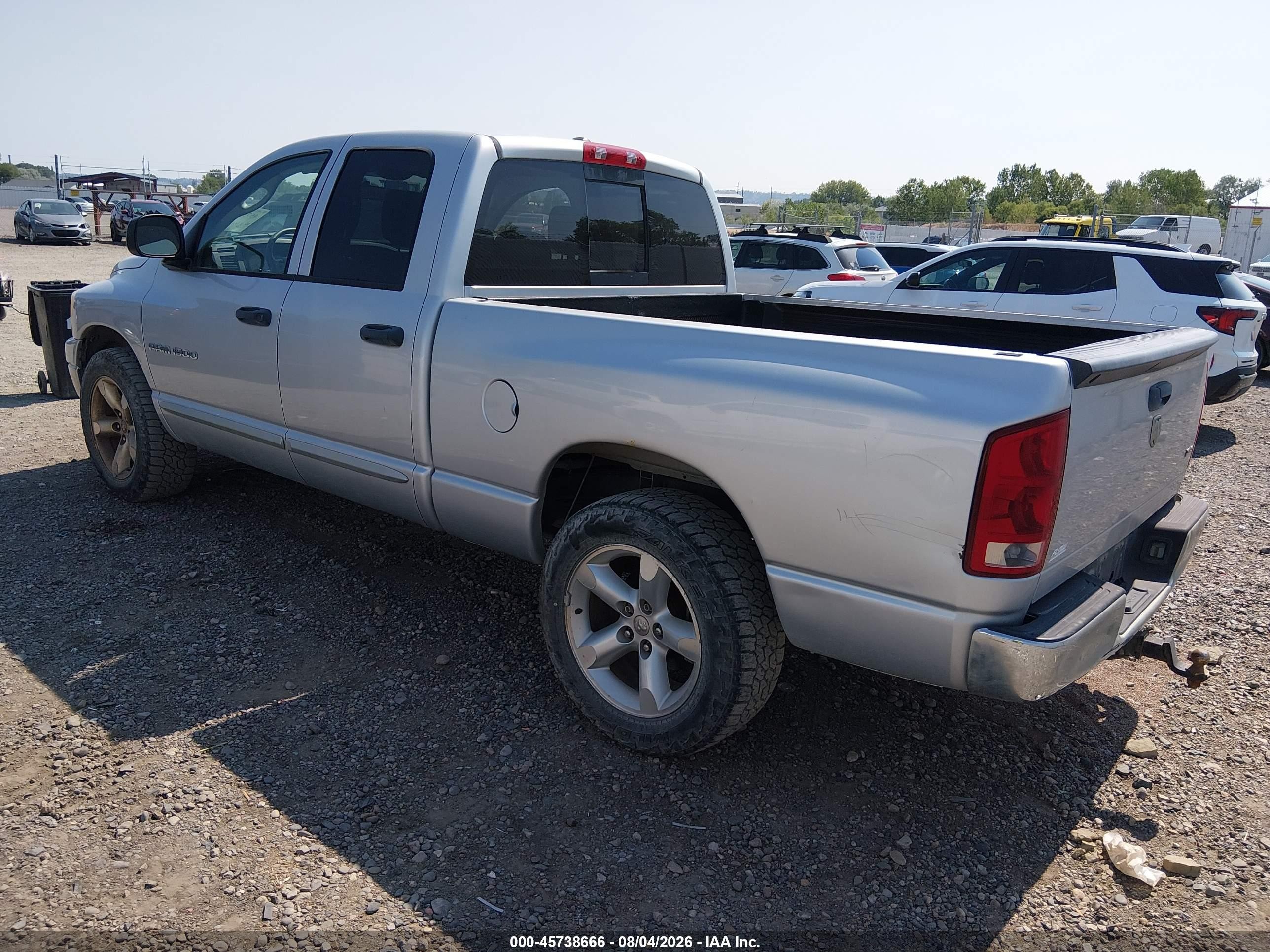 2006 Dodge Ram 1500 Slt Silver vin: 1D7HA18N56S685671