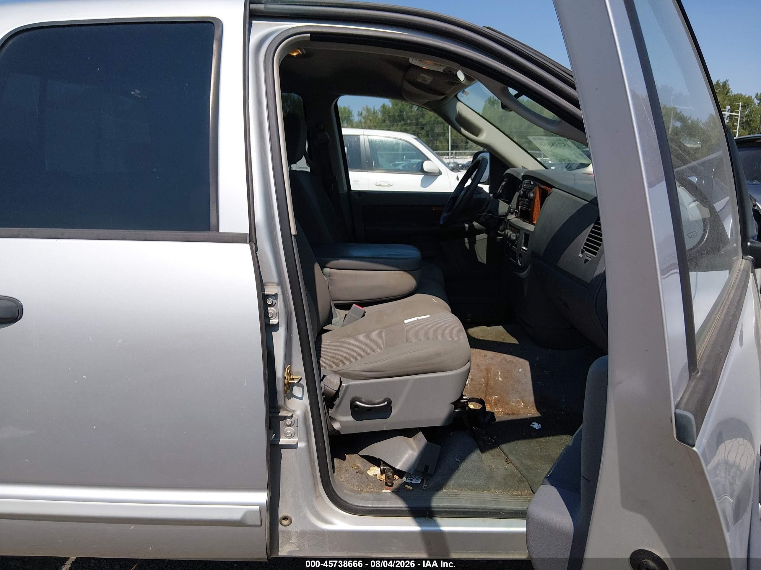 2006 Dodge Ram 1500 Slt Silver vin: 1D7HA18N56S685671