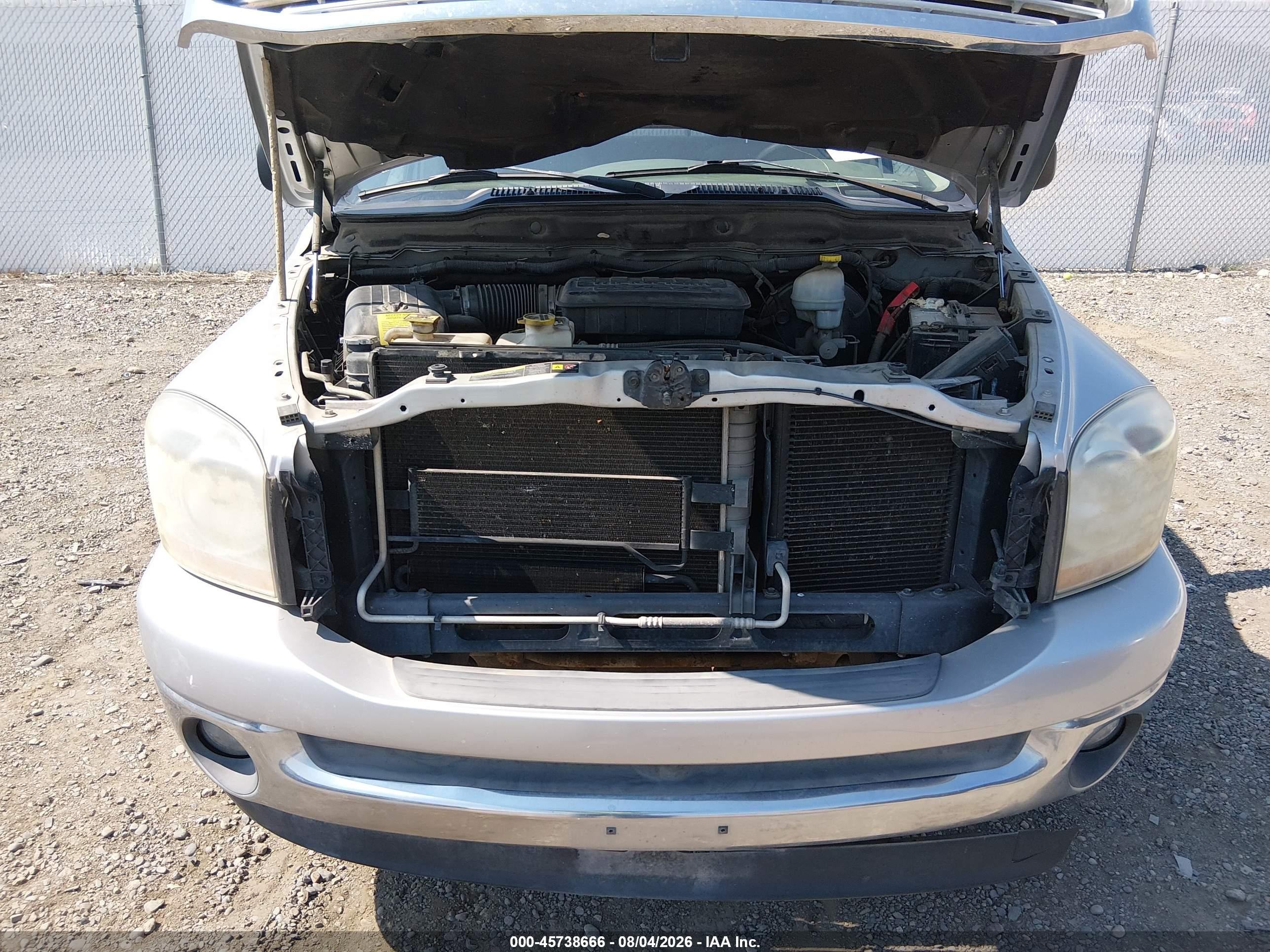 2006 Dodge Ram 1500 Slt Silver vin: 1D7HA18N56S685671