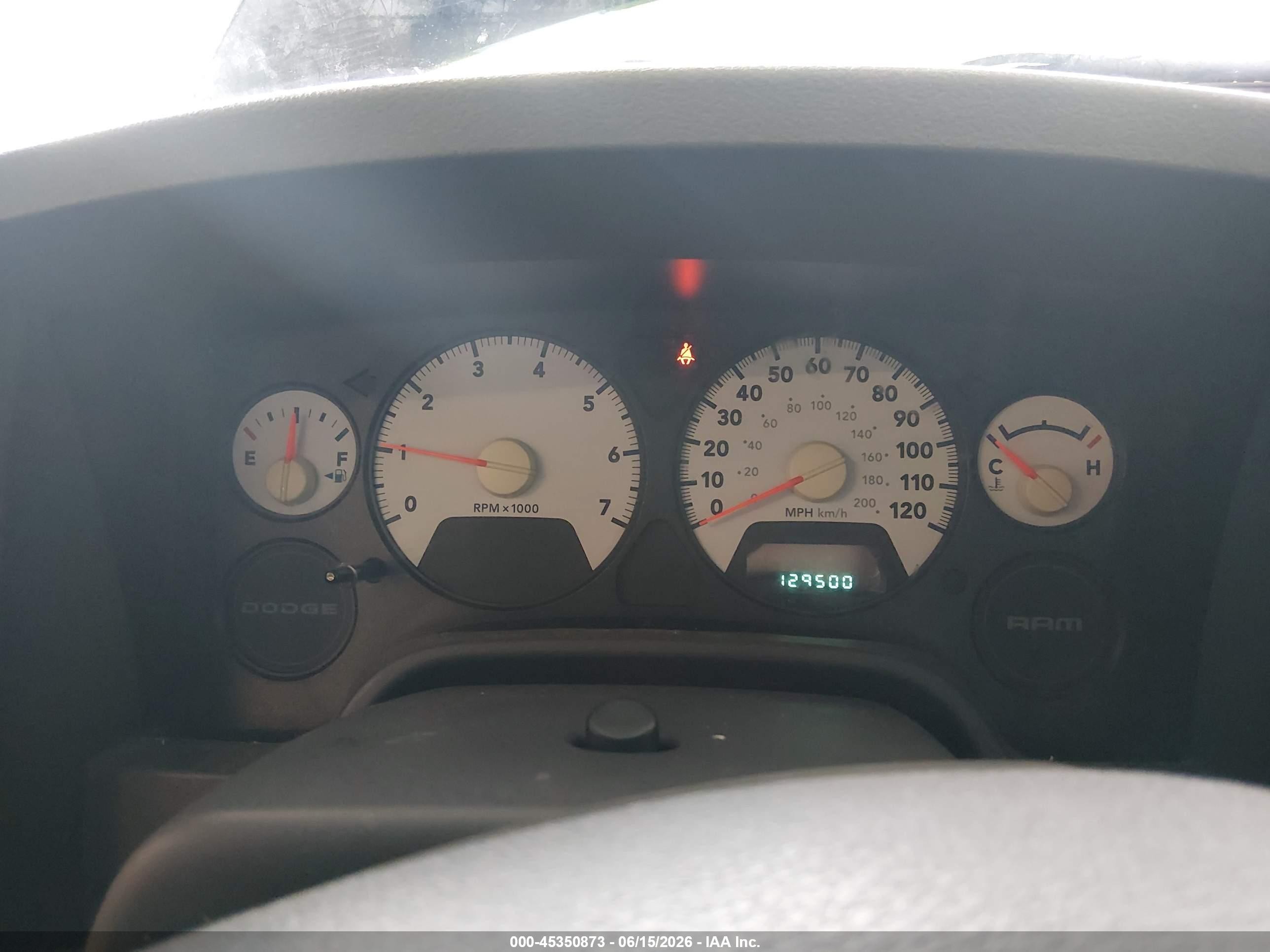 2007 Dodge Ram 1500 St Blue vin: 1D7HA18N57J621766