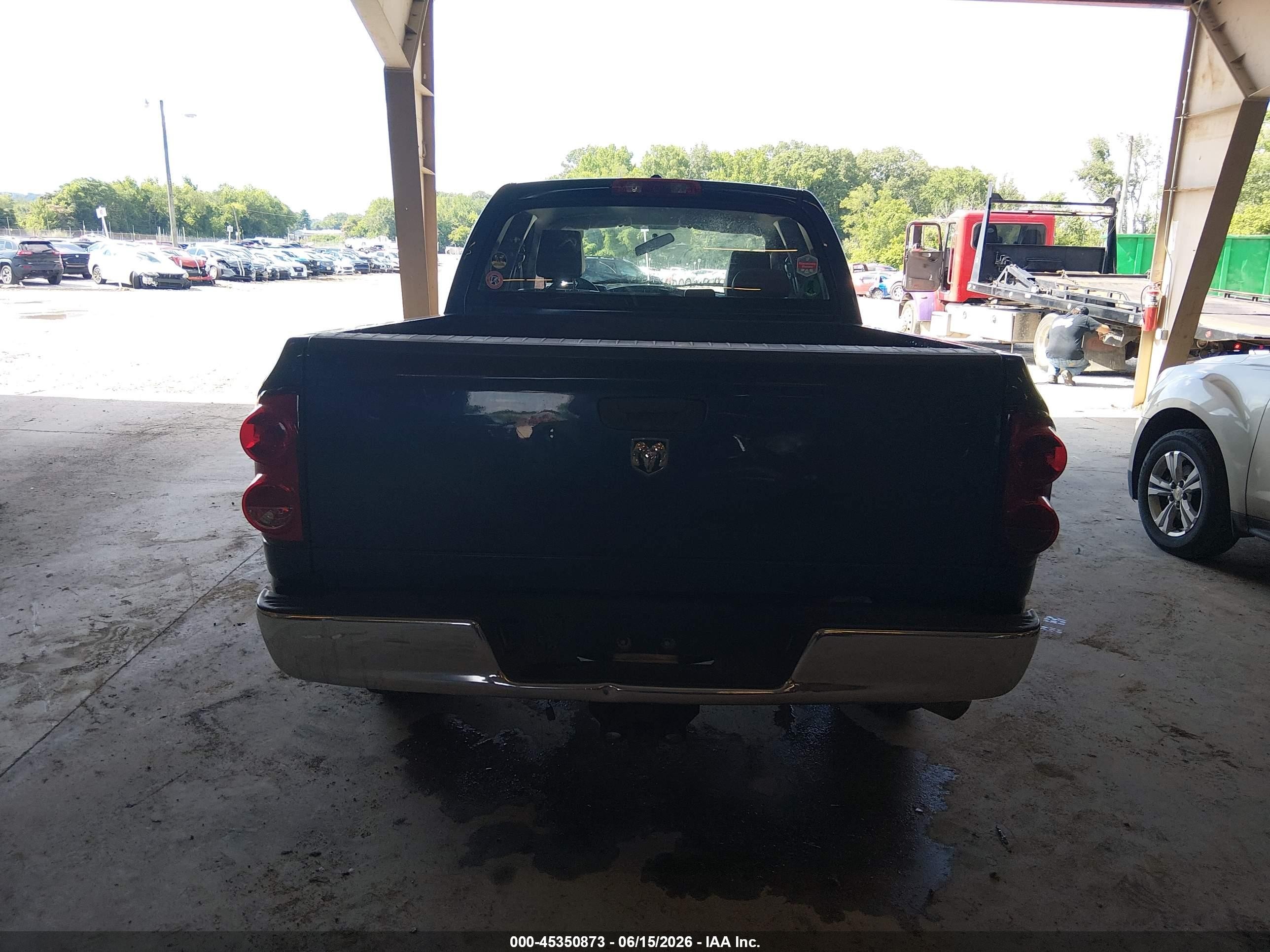2007 Dodge Ram 1500 St Blue vin: 1D7HA18N57J621766