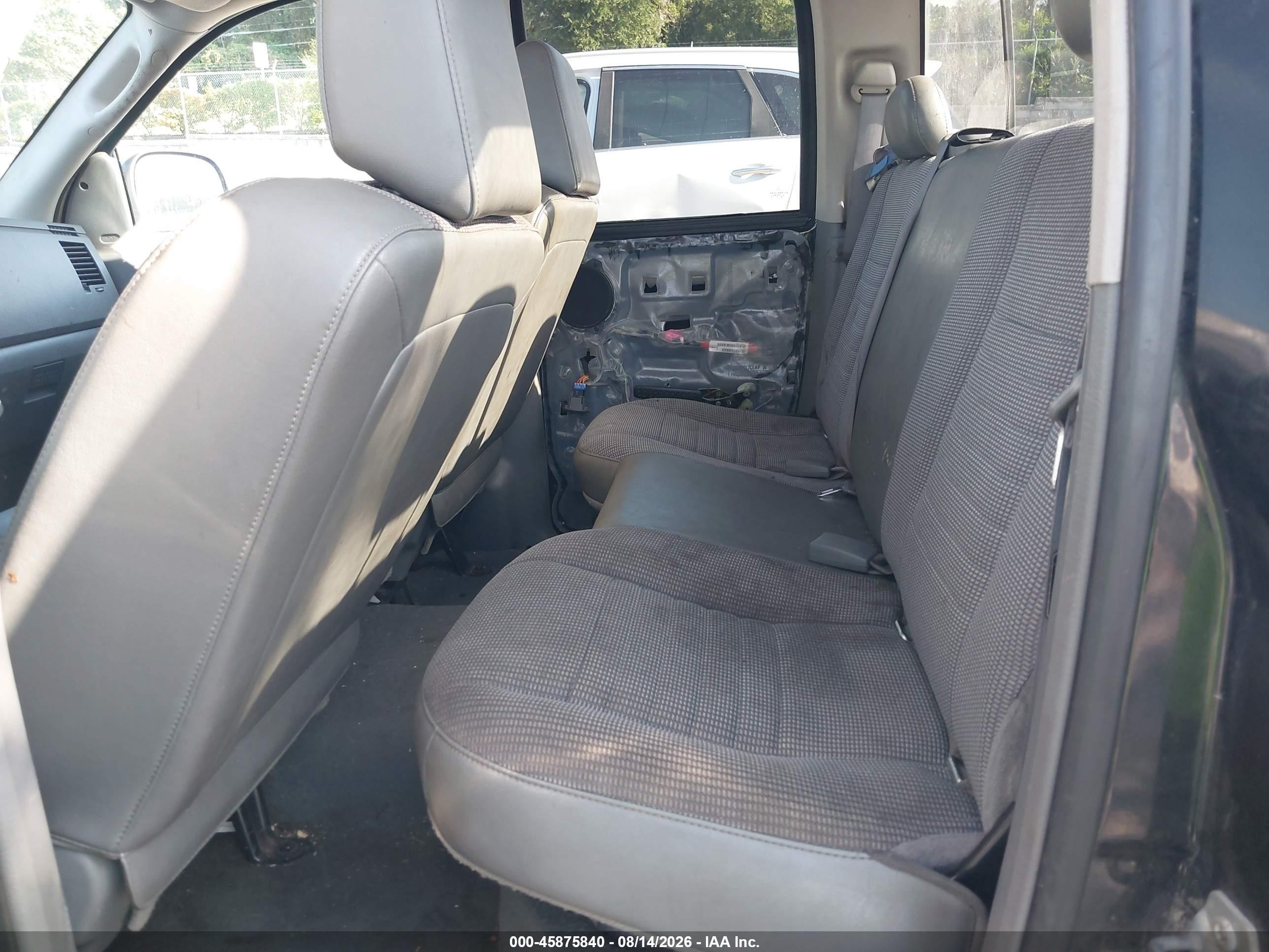 2008 Dodge Ram 1500 Slt Black vin: 1D7HA18N58S570684
