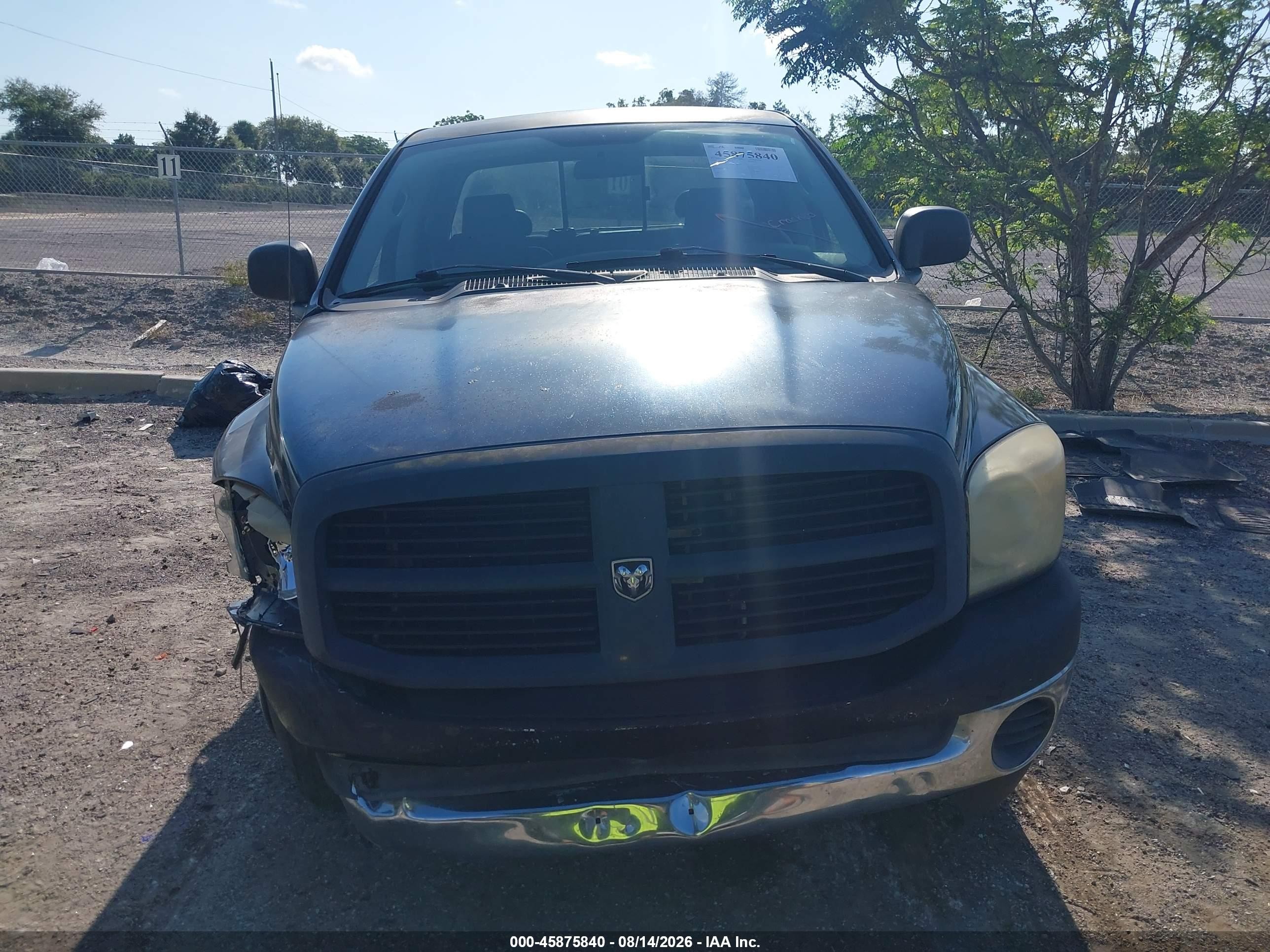 2008 Dodge Ram 1500 Slt Black vin: 1D7HA18N58S570684