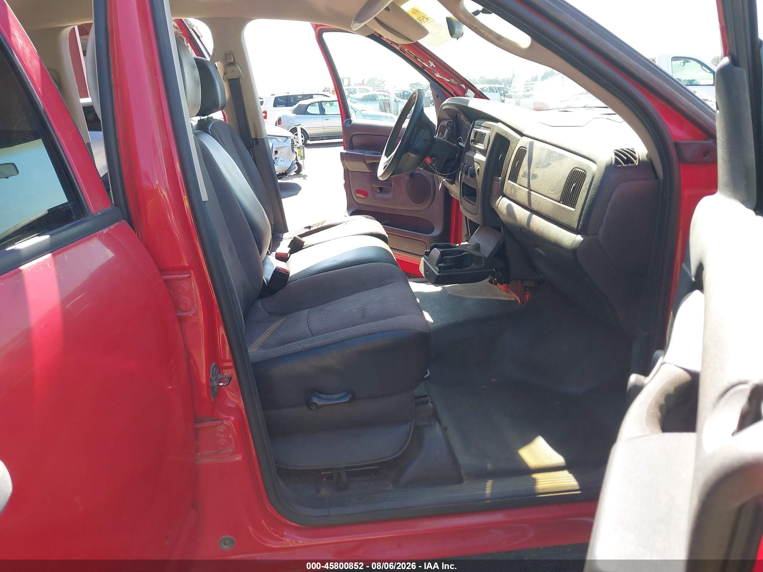 2002 Dodge Ram 1500 St Red vin: 1D7HA18N62J179802