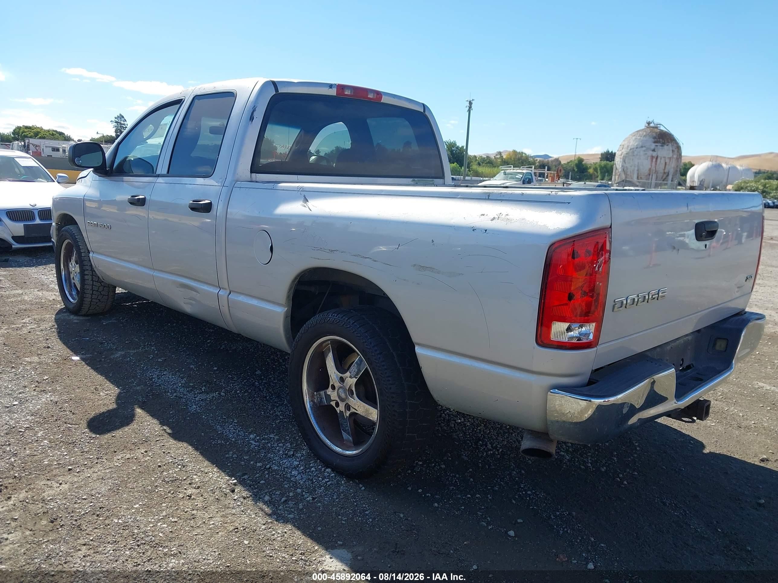 2003 Dodge Ram 1500 Slt/laramie/st Gray vin: 1D7HA18N63S139702