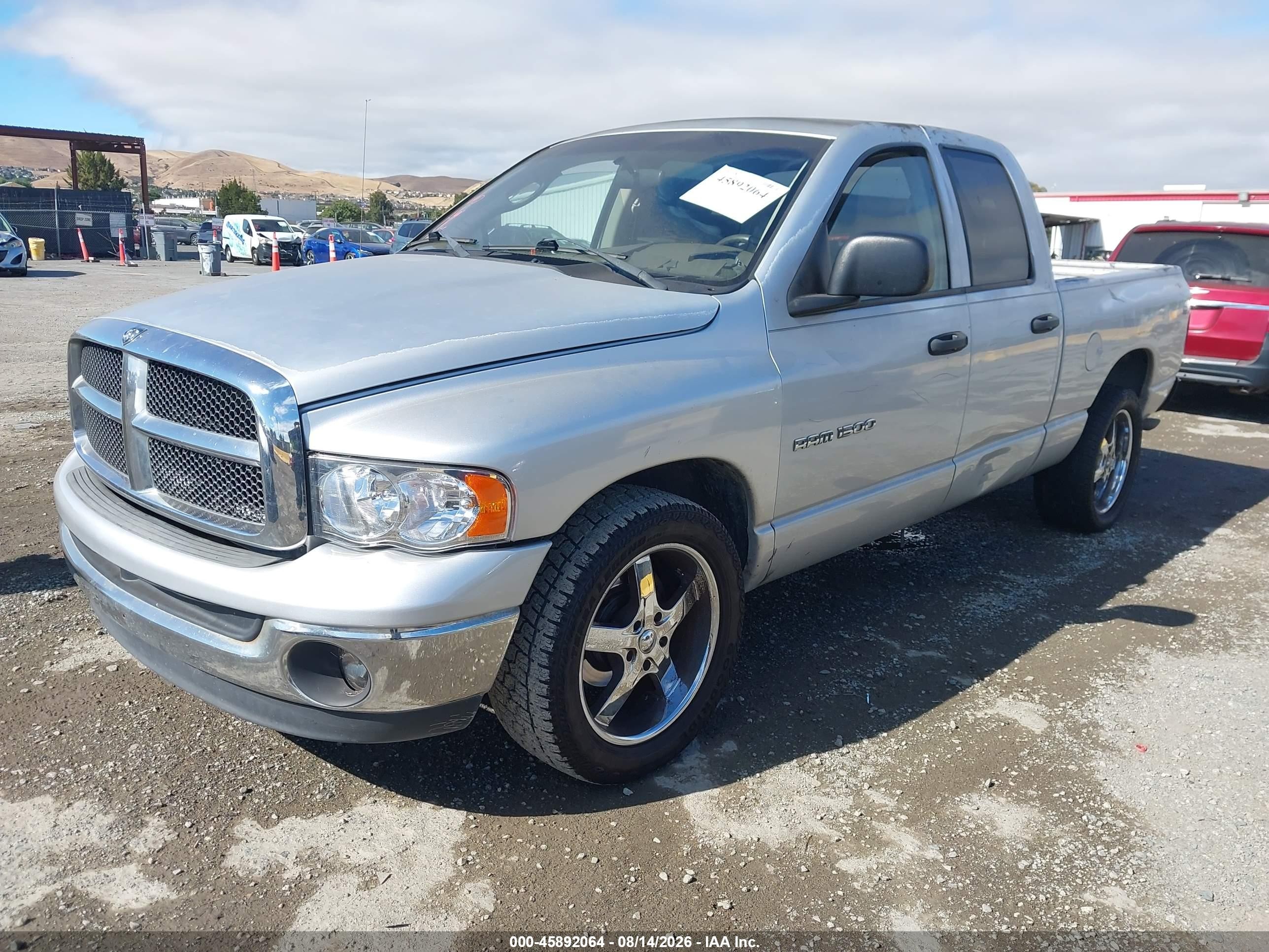 2003 Dodge Ram 1500 Slt/laramie/st Gray vin: 1D7HA18N63S139702