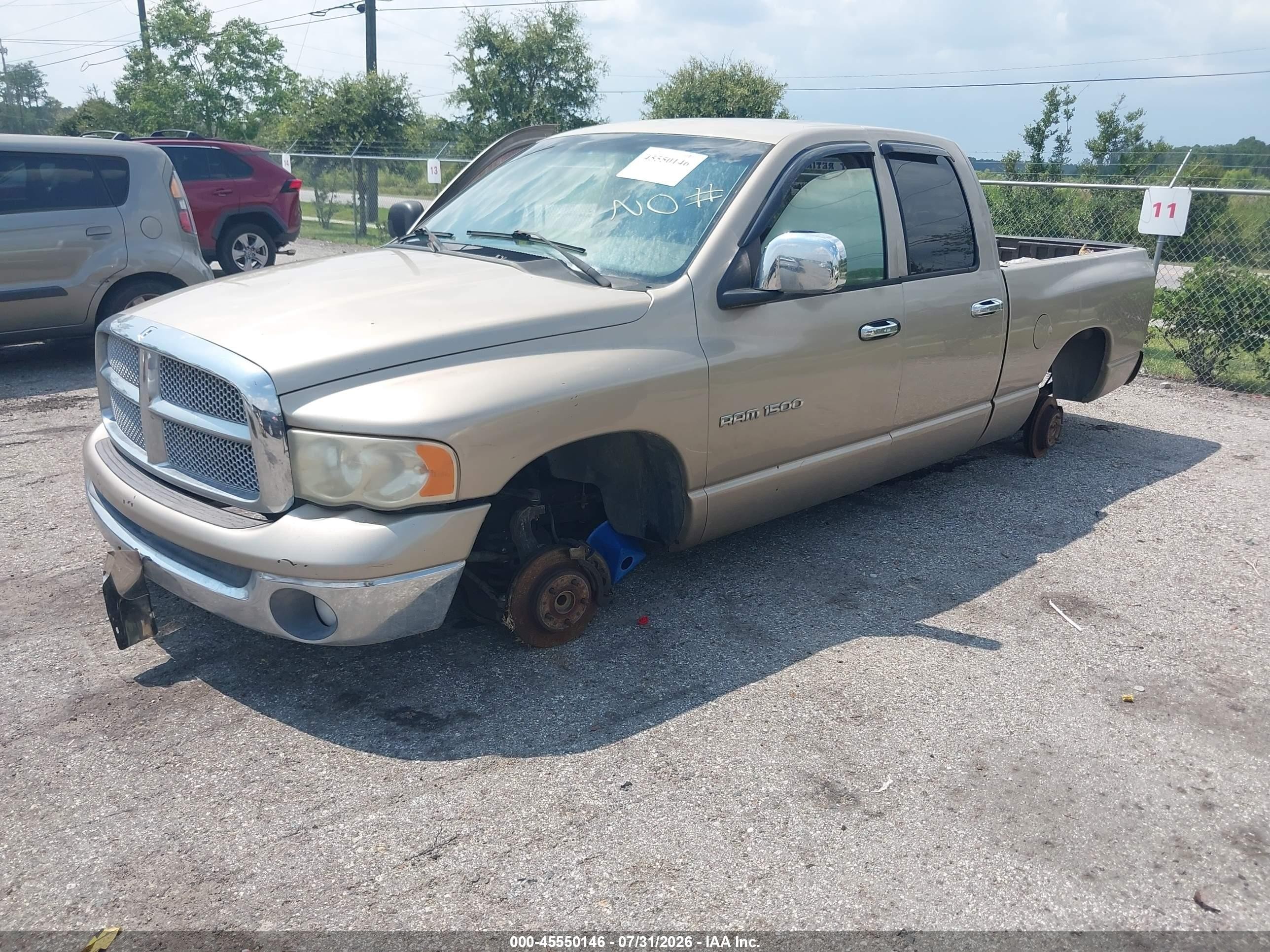 2003 Dodge Ram 1500 Slt/laramie/st Gold vin: 1D7HA18N63S197891