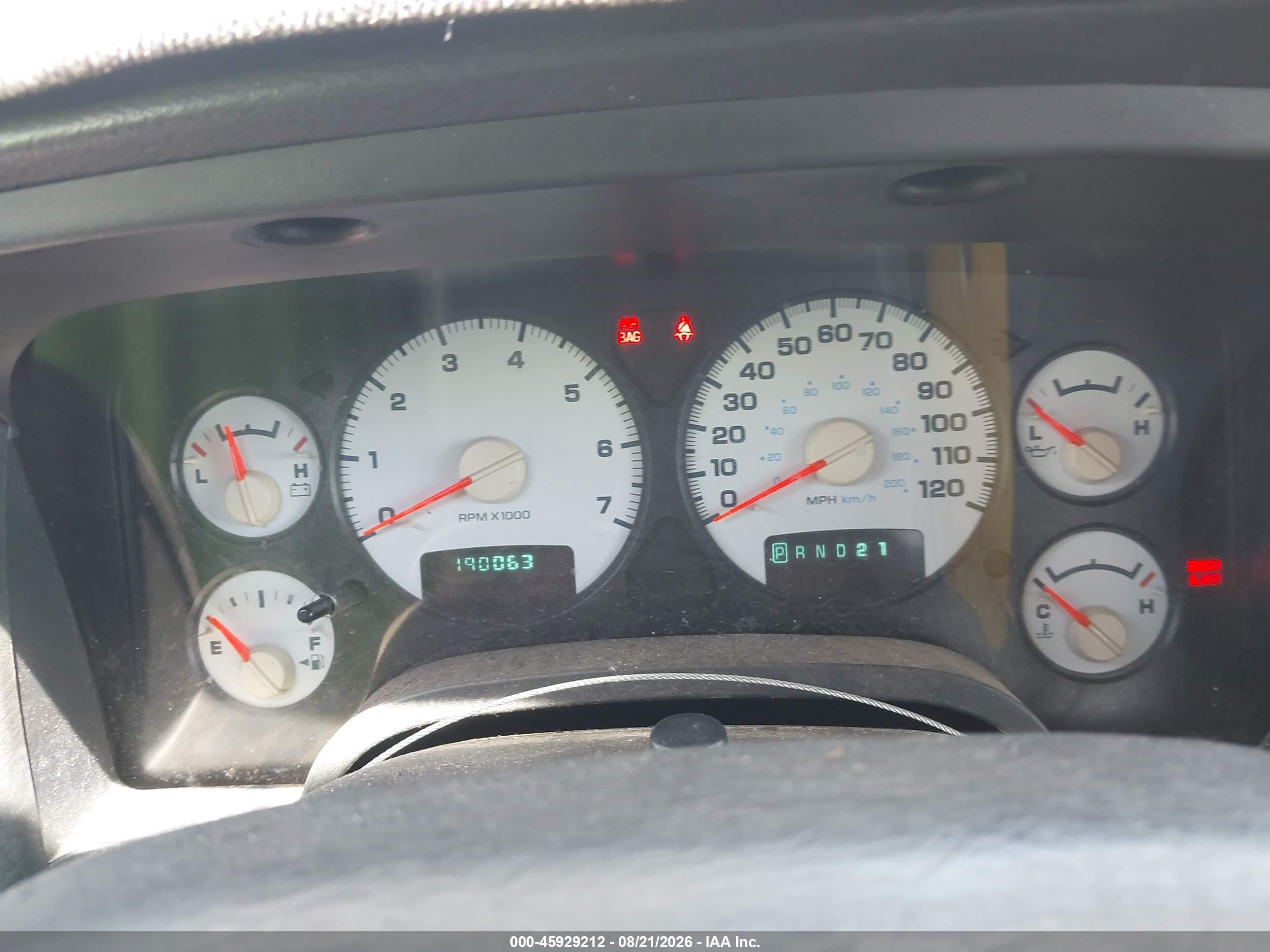 2003 Dodge Ram 1500 Slt/laramie/st Gray vin: 1D7HA18N63S229366