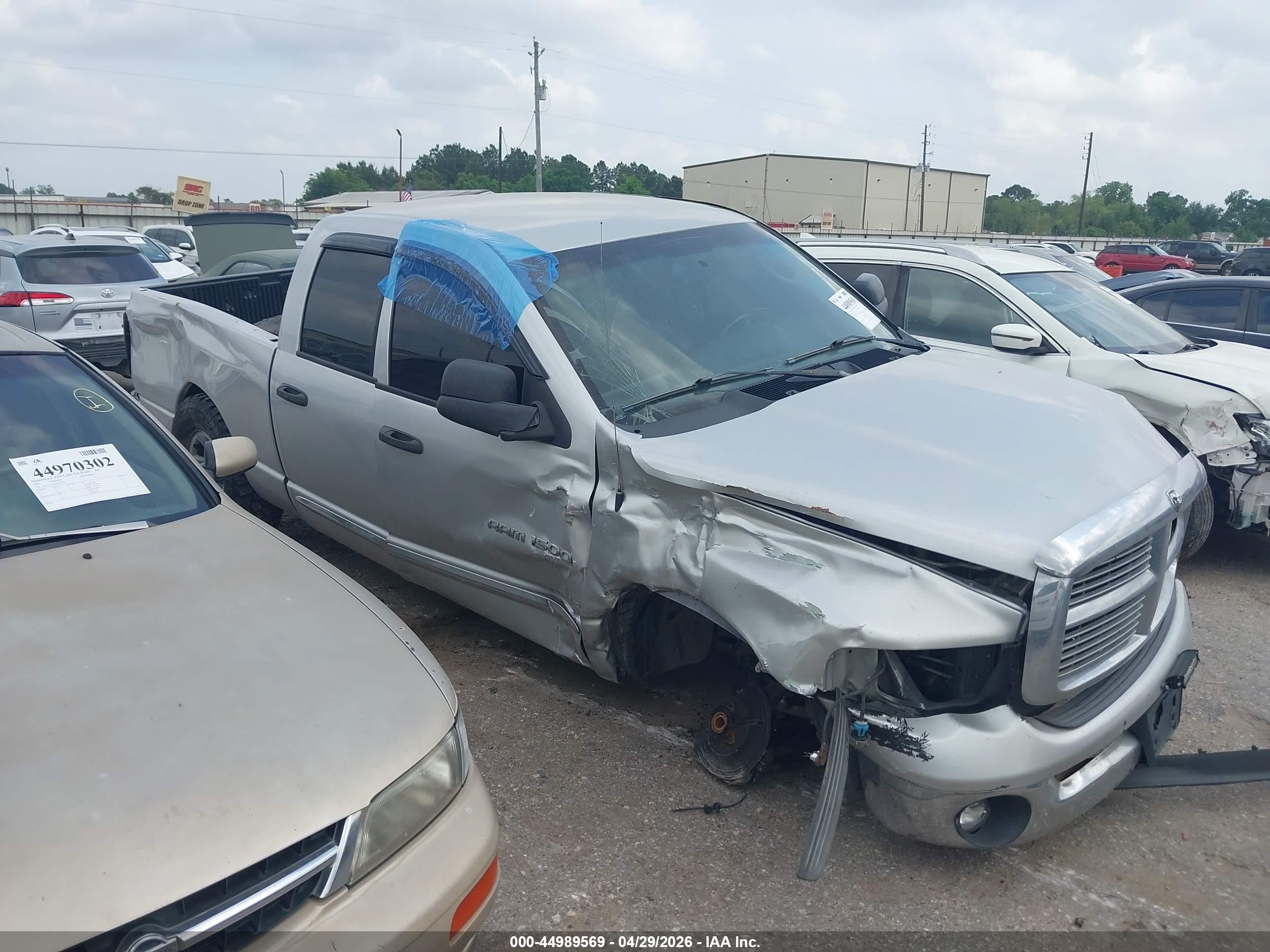 2004 Dodge Ram 1500 Slt/laramie Серебряный vin: 1D7HA18N64S776994
