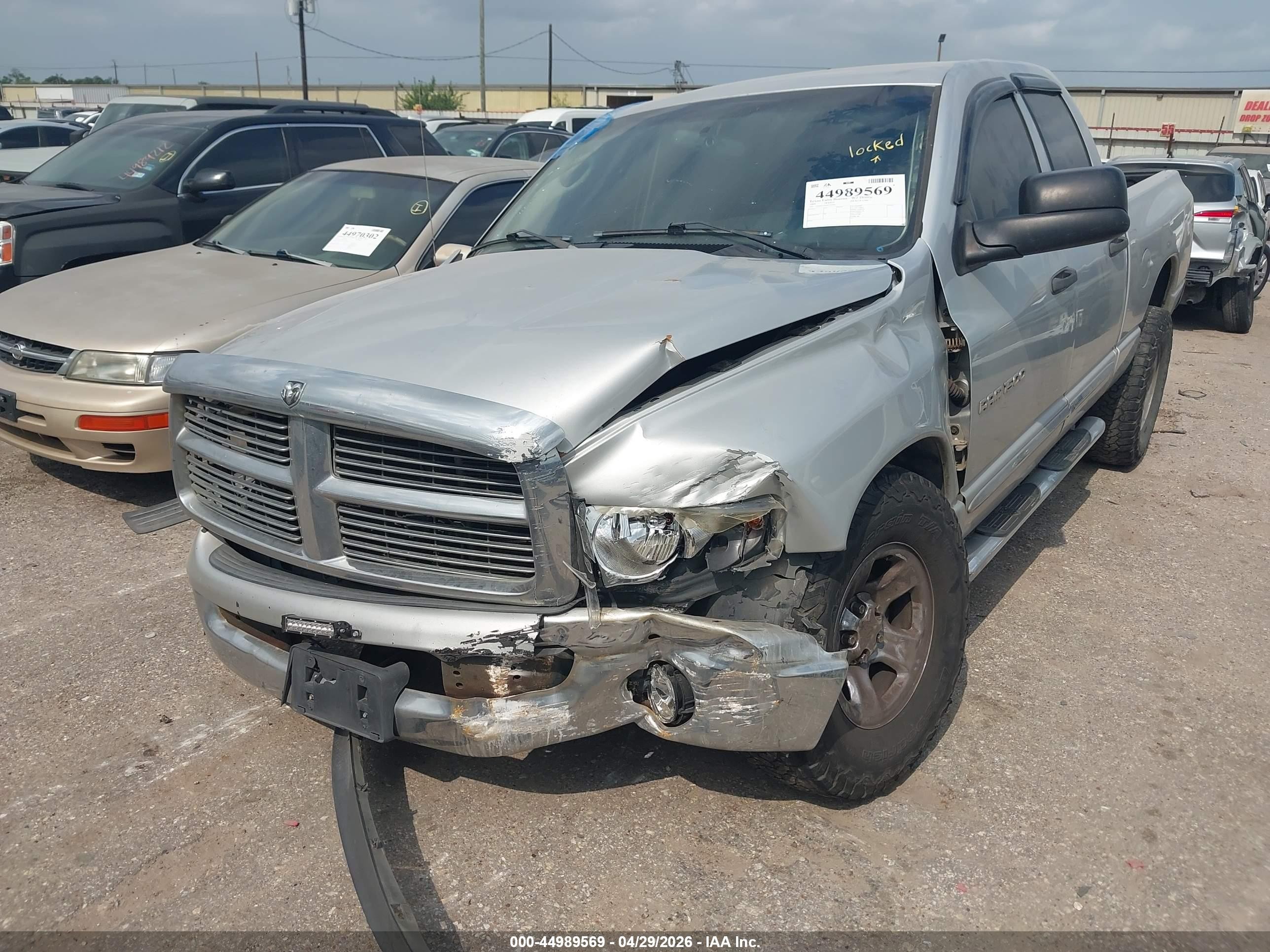 2004 Dodge Ram 1500 Slt/laramie Серебряный vin: 1D7HA18N64S776994