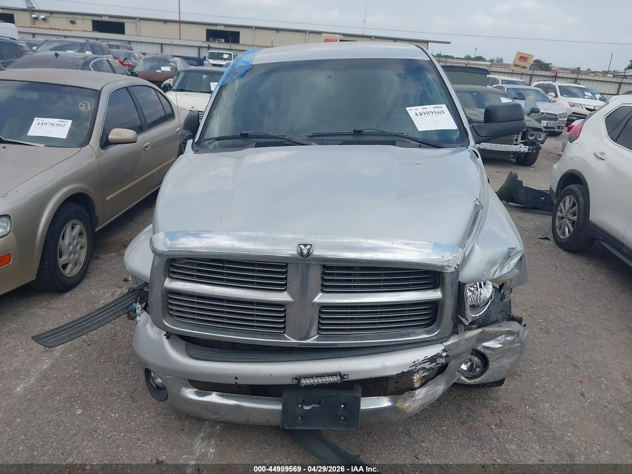 2004 Dodge Ram 1500 Slt/laramie Серебряный vin: 1D7HA18N64S776994
