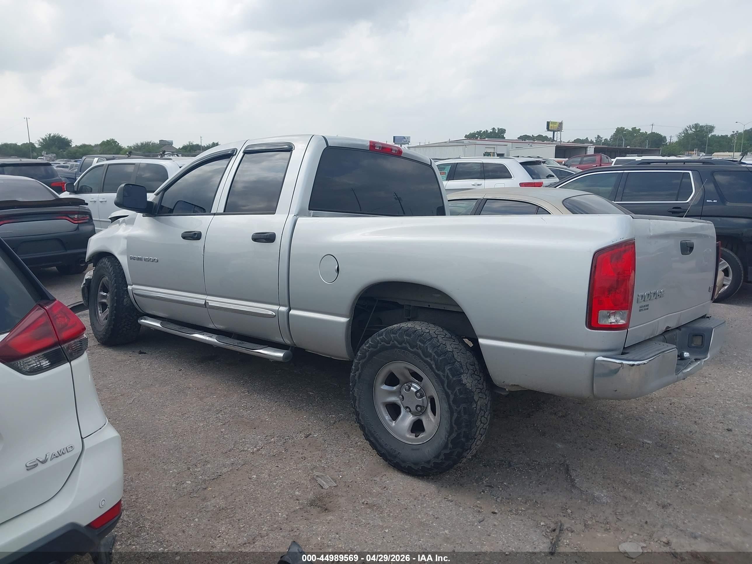 2004 Dodge Ram 1500 Slt/laramie Серебряный vin: 1D7HA18N64S776994