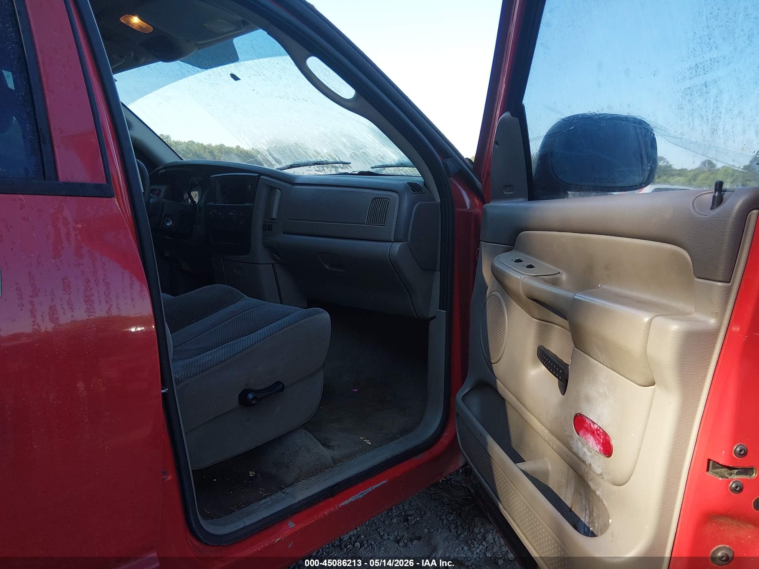 2005 Dodge Ram 1500 Slt/laramie Red vin: 1D7HA18N65S106296