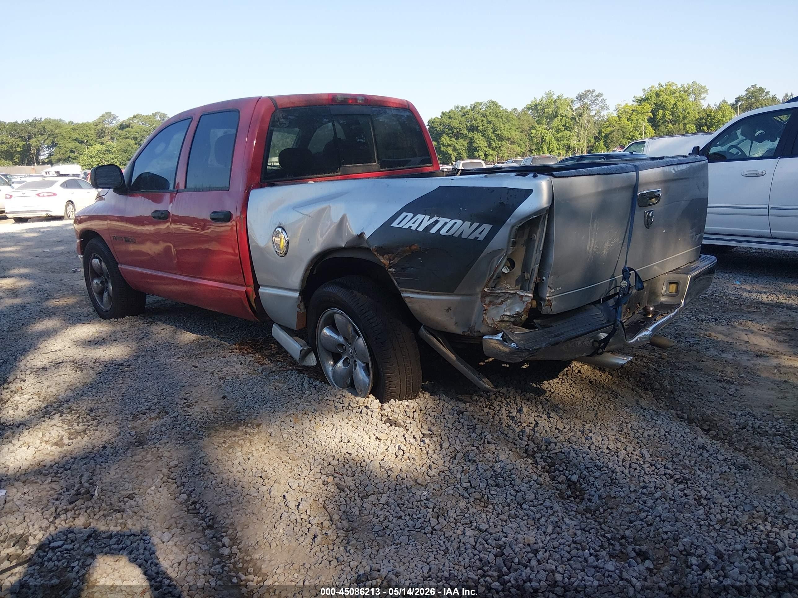 2005 Dodge Ram 1500 Slt/laramie Red vin: 1D7HA18N65S106296
